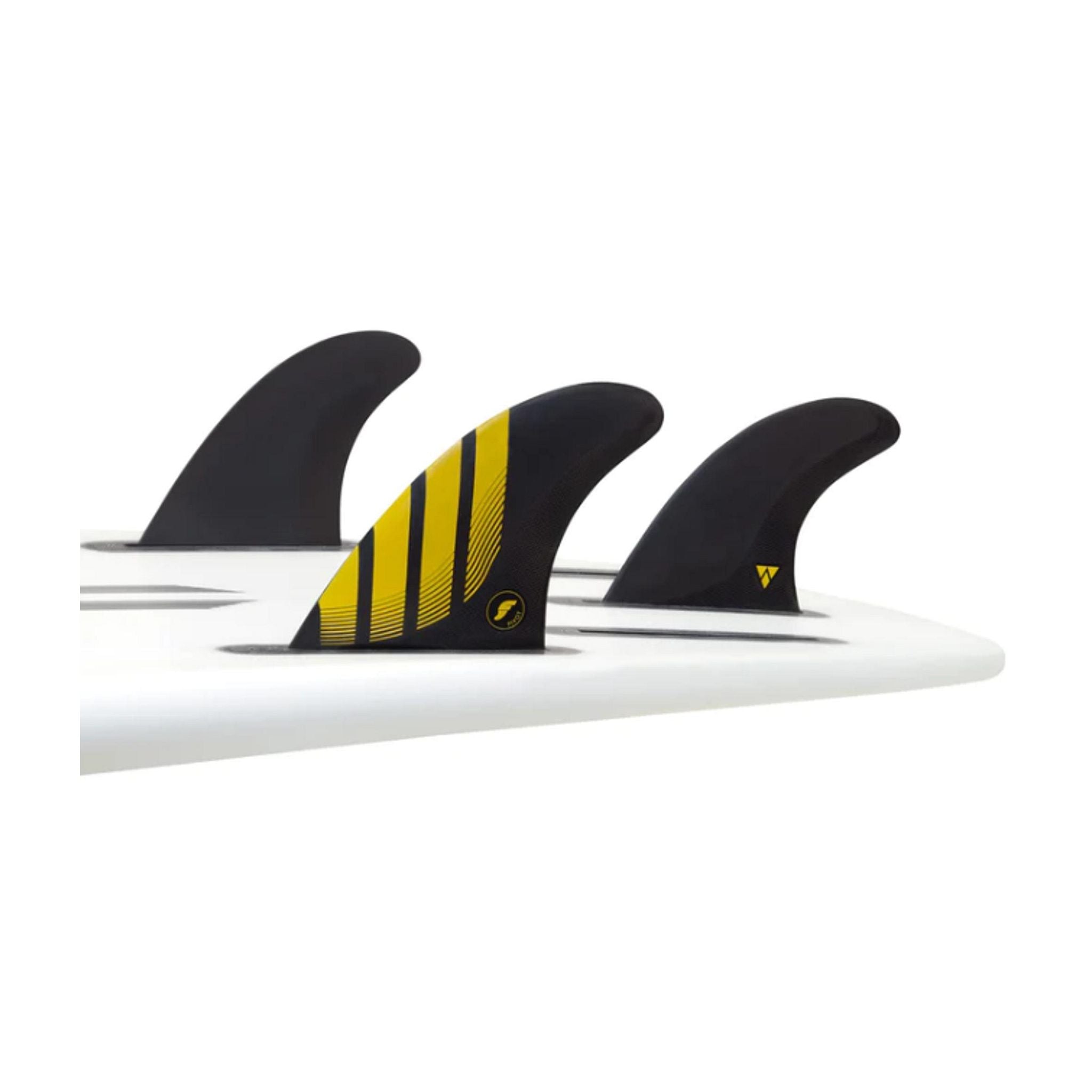 FUTURES Thruster Fin Set P4 Alpha S Yellow 6.4