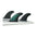 FUTURES Thruster Fin Set F6 Alpha M Turquoise 6.8