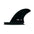 FUTURES Single Fin MAYHEM Twin Trailer C6 Alpha Unisize Black