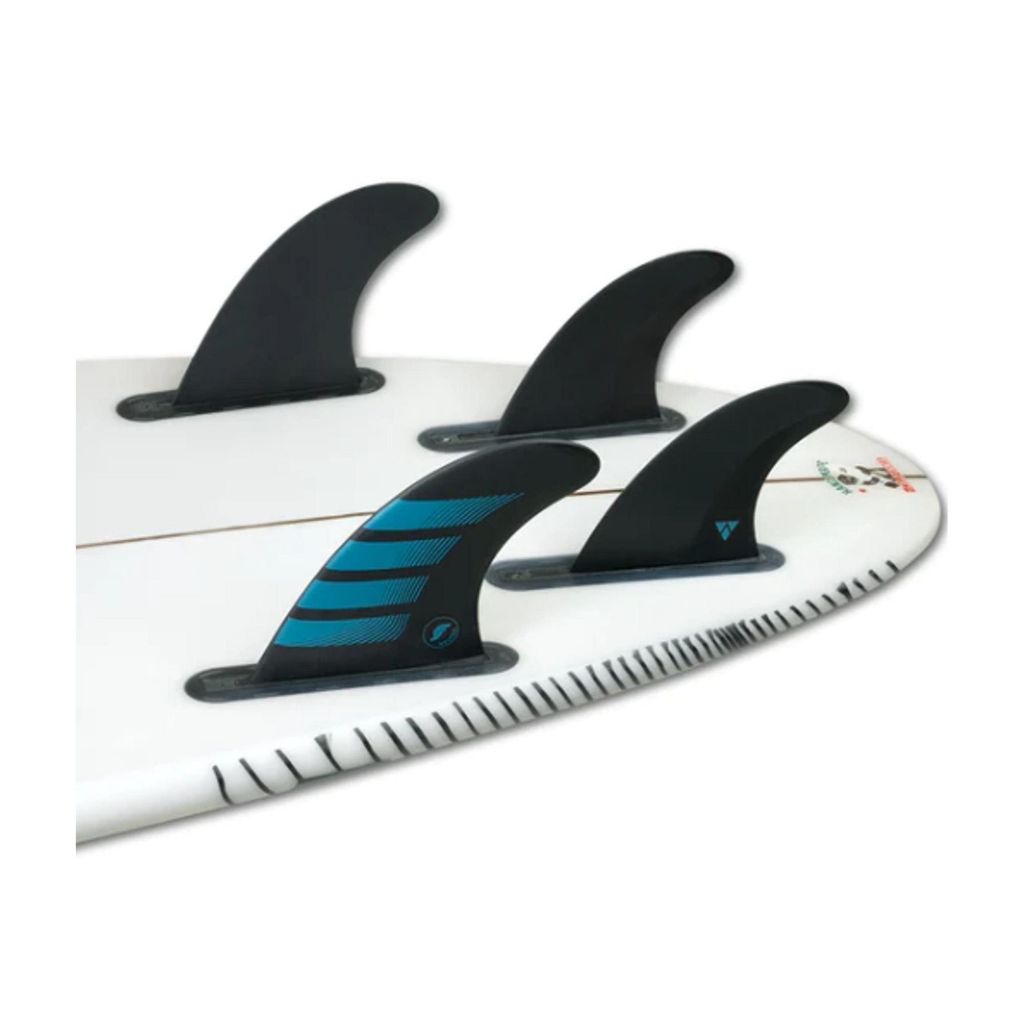 FUTURES Quad Thruster 5 Fin Set F4 Alpha S Blue 6.9