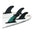 FUTURES Quad Thruster 5 Fin Set F6 Alpha M Turquoise 6.9