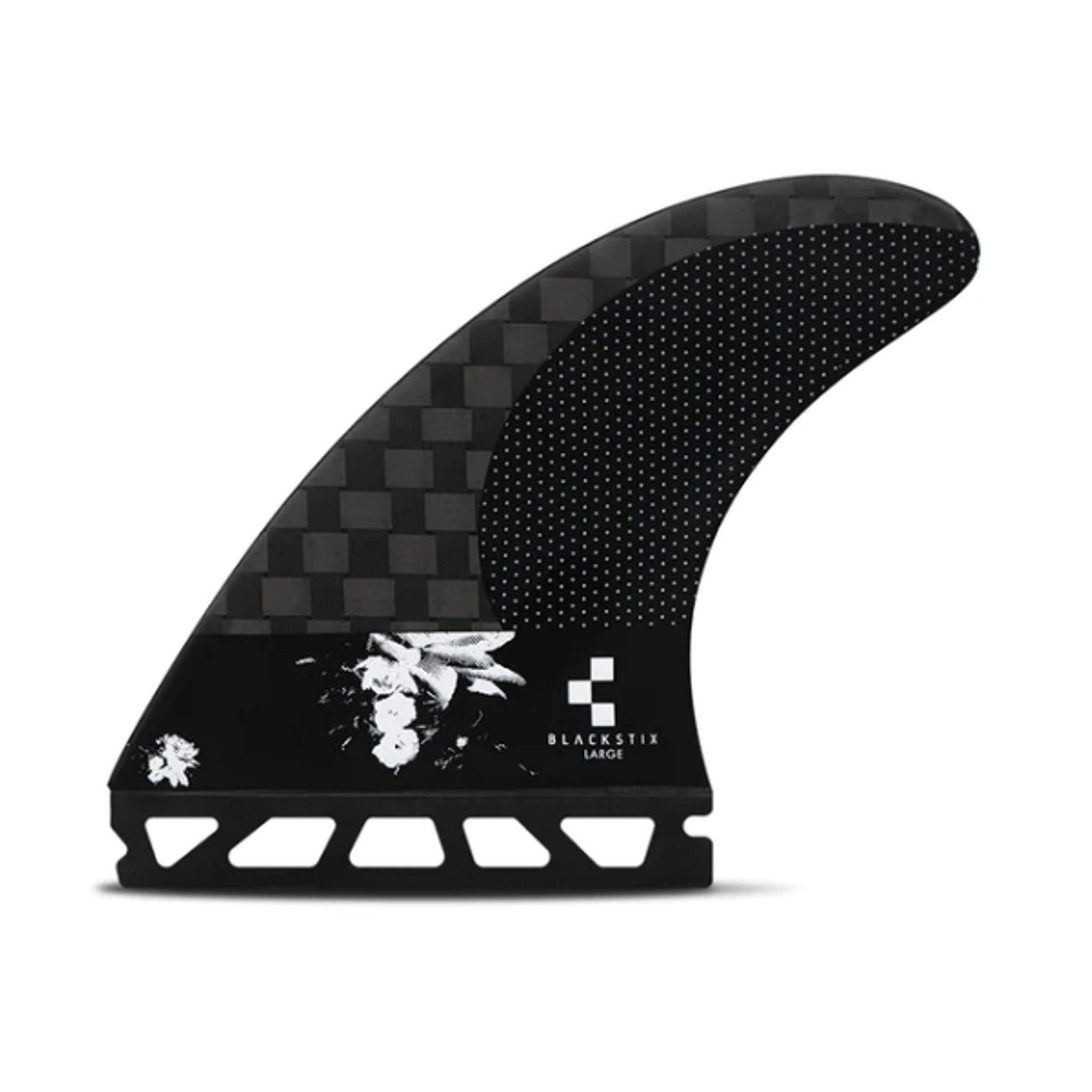 FUTURES Thruster Fin Set ANDO Blackstix L Black 8.7