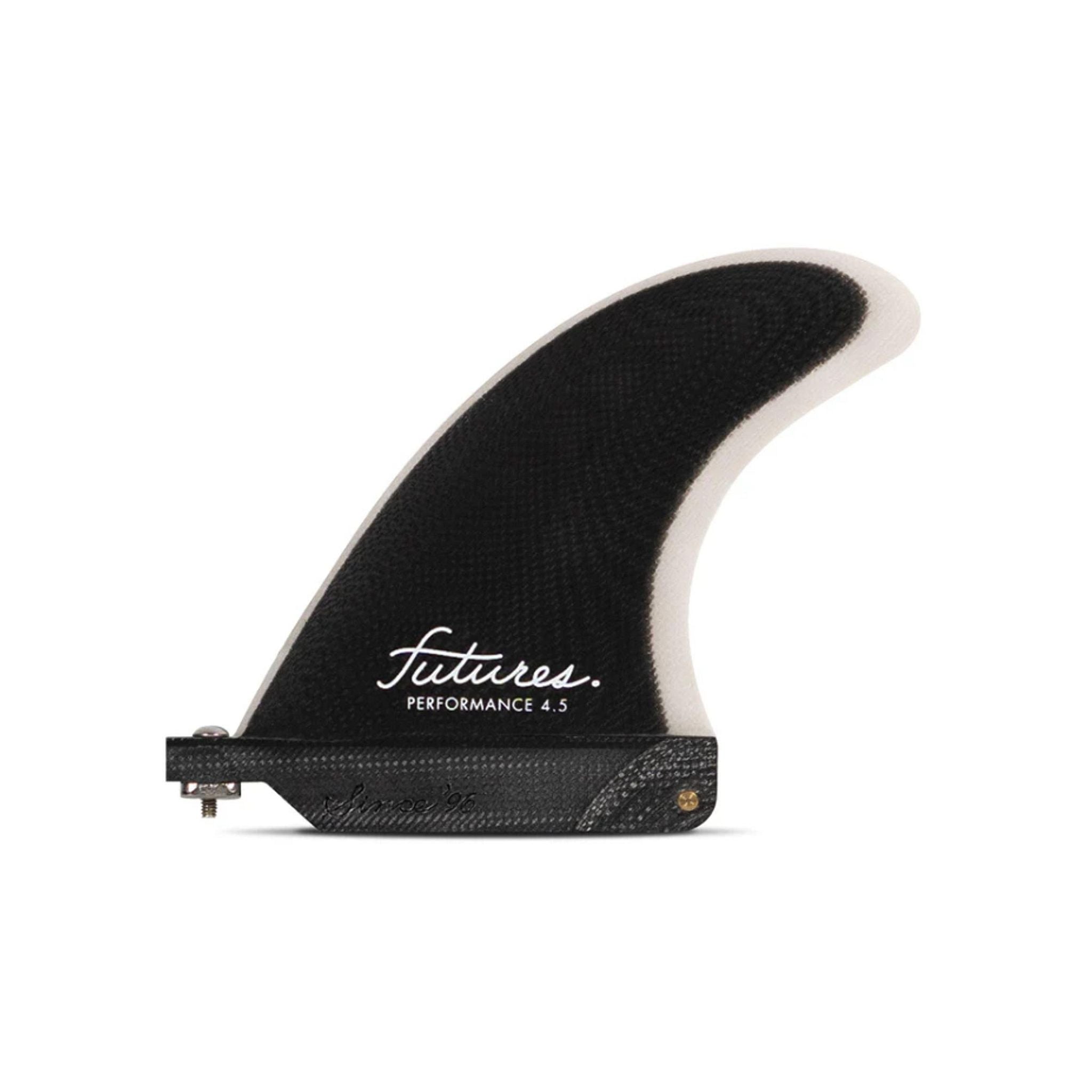 FUTURES Single Fin Performance Fiberglas US 4.5 Black