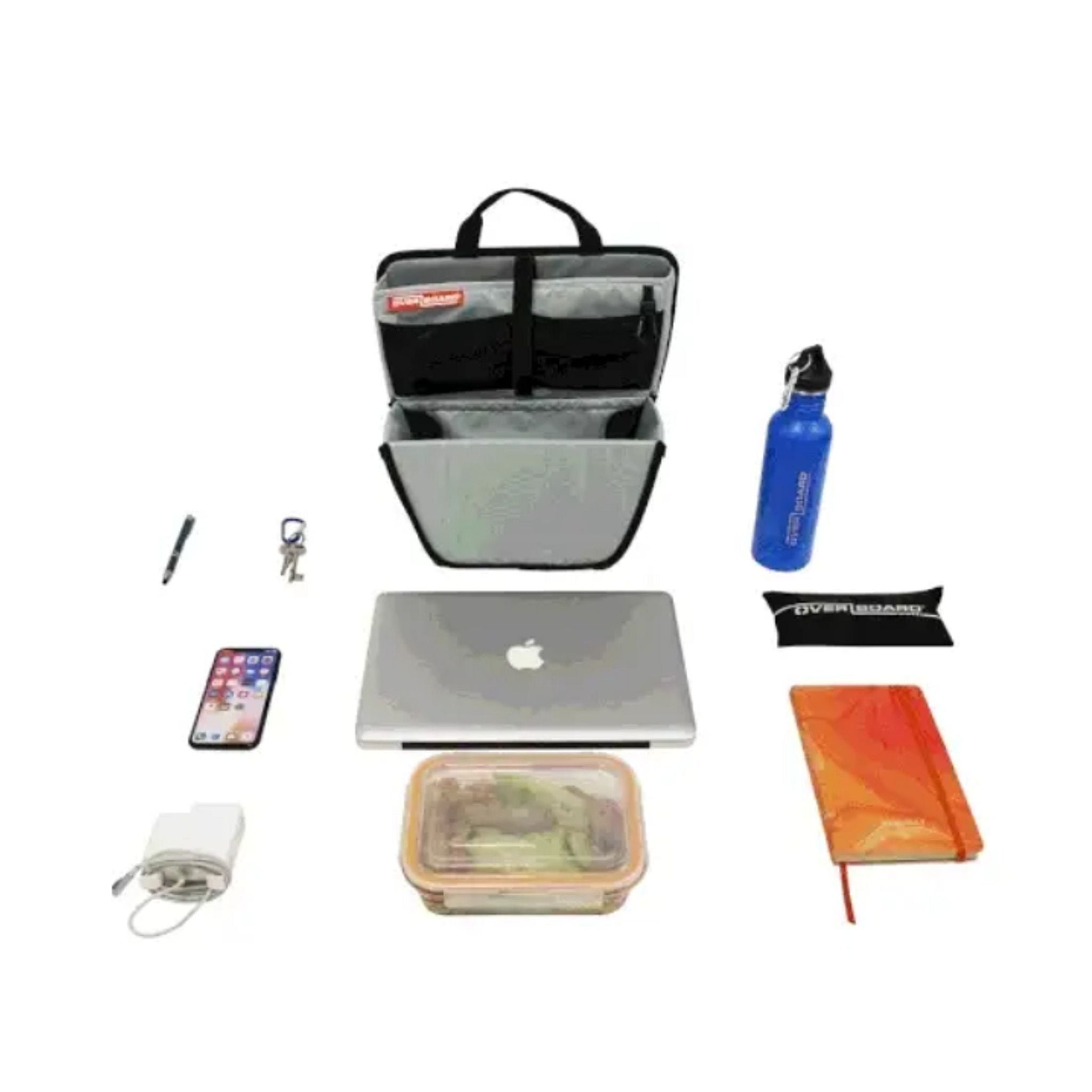 OverBoard Fahrradtasche Organiser Innentasche Grey