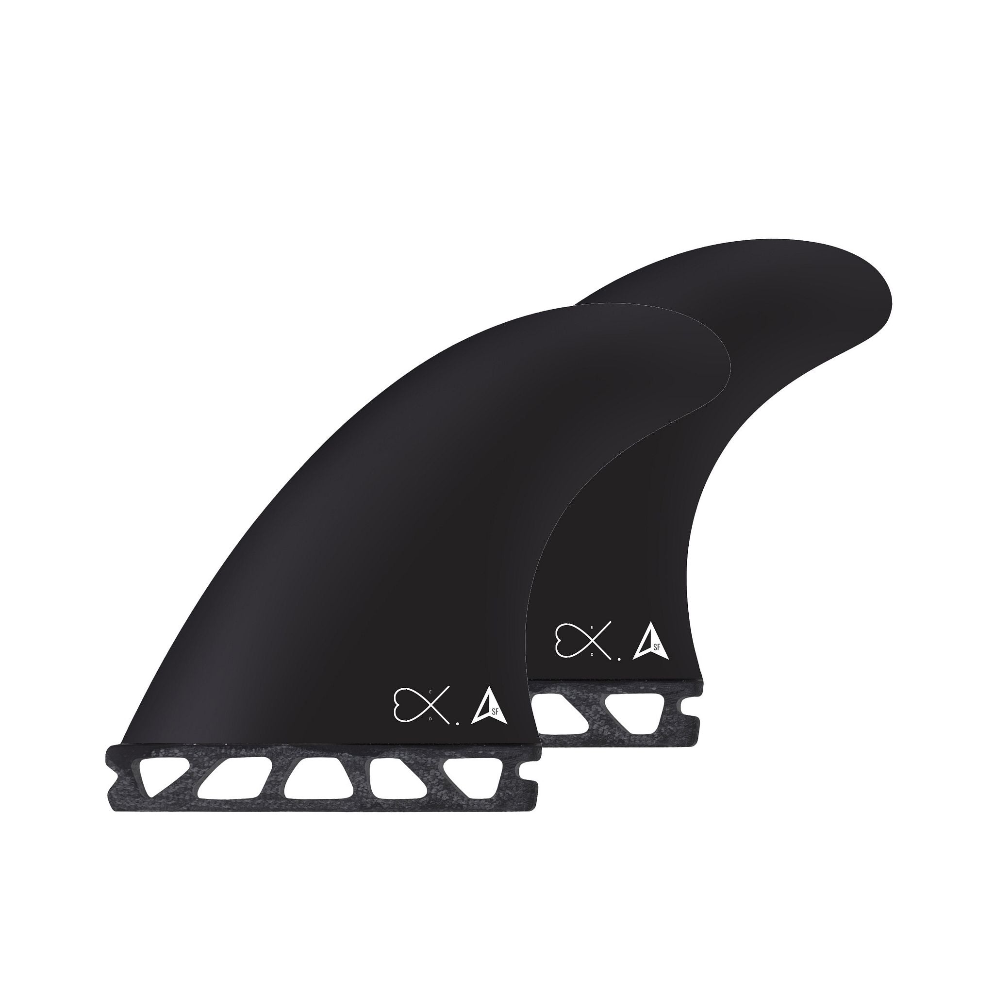 ROAM Sidebite Fin Set by Eduard Delpero L Black