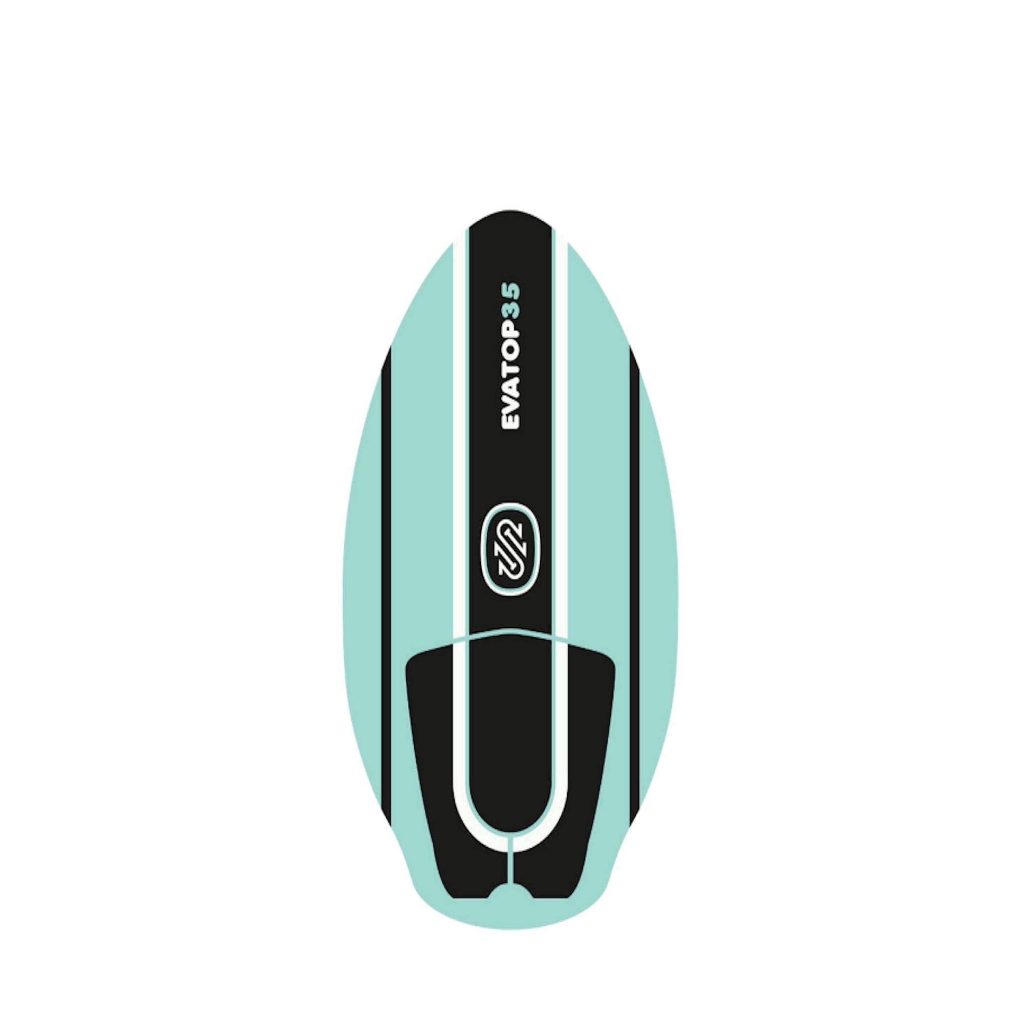 Skimboard SkimOne Soft EVA Traction 90 x 50 Green