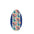 SkimOne Wooden Skimboard 90 x 51 Hibiscus Blue