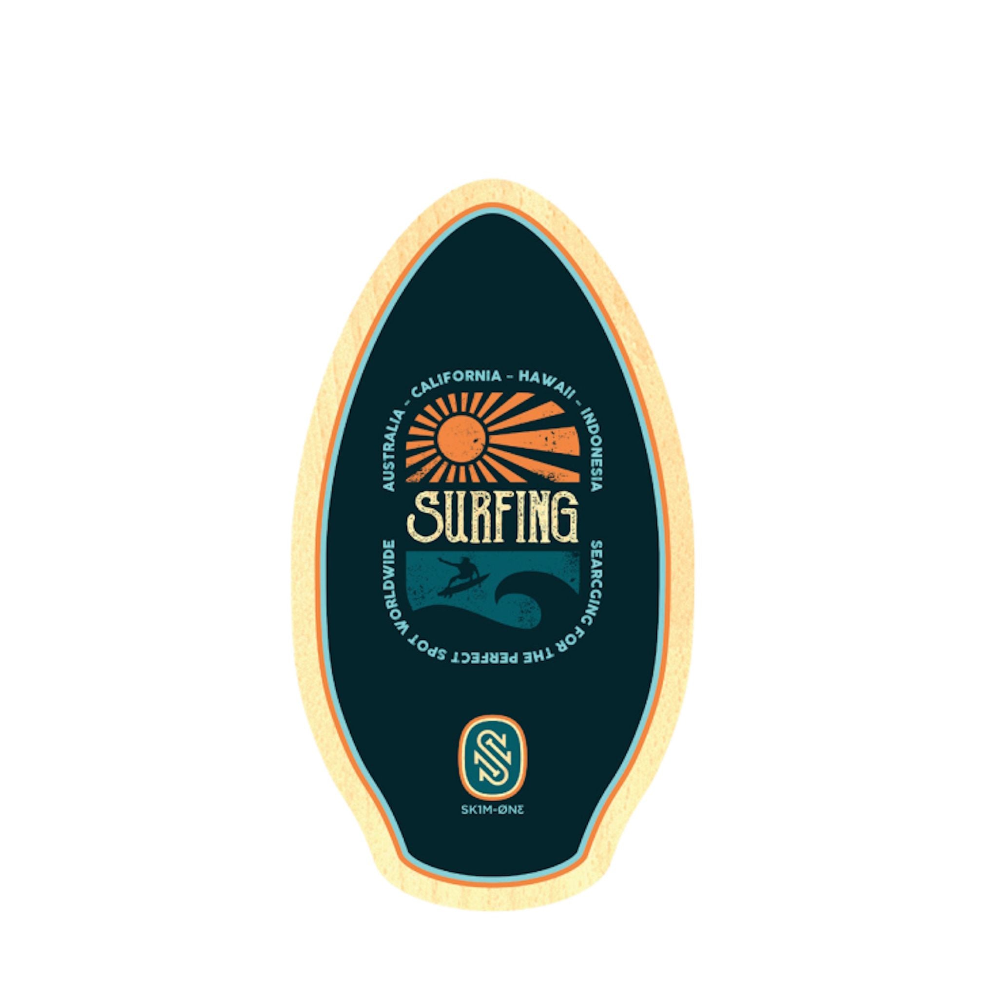 Skimboard SkimOne Holz Worldwide Surf 95 x 52 Blue