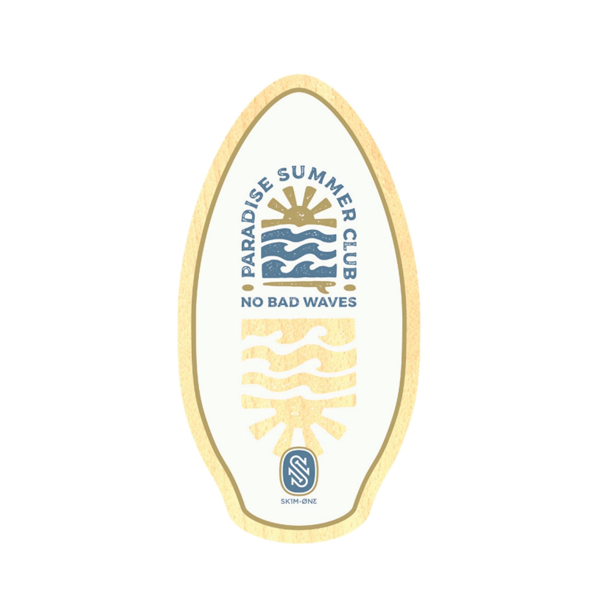 Skimboard SkimOne Holz Paradise 105 x 53 White