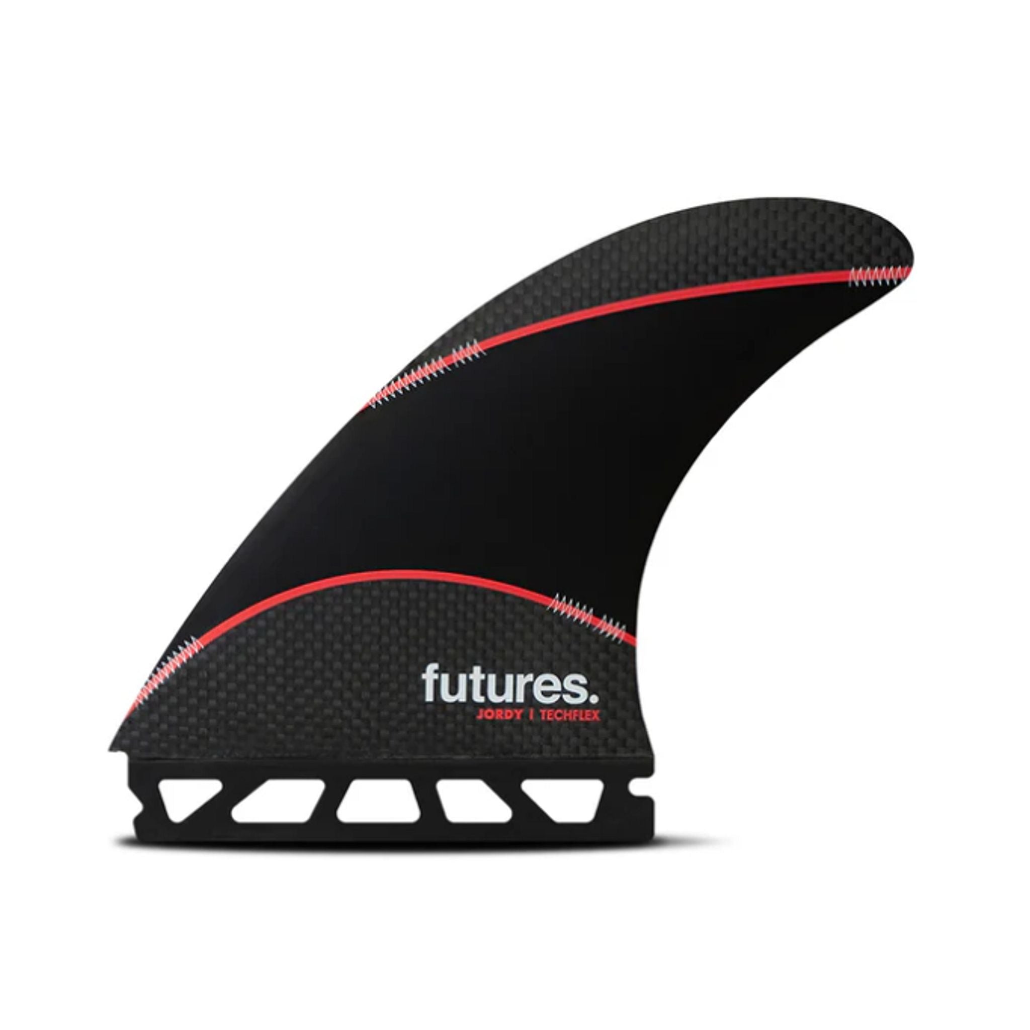 FUTURES Thruster Fin Set Jordy Signature Techflex L Black 3.2