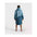 dryrobe advance long-sleeve blue and light gray dressing robe