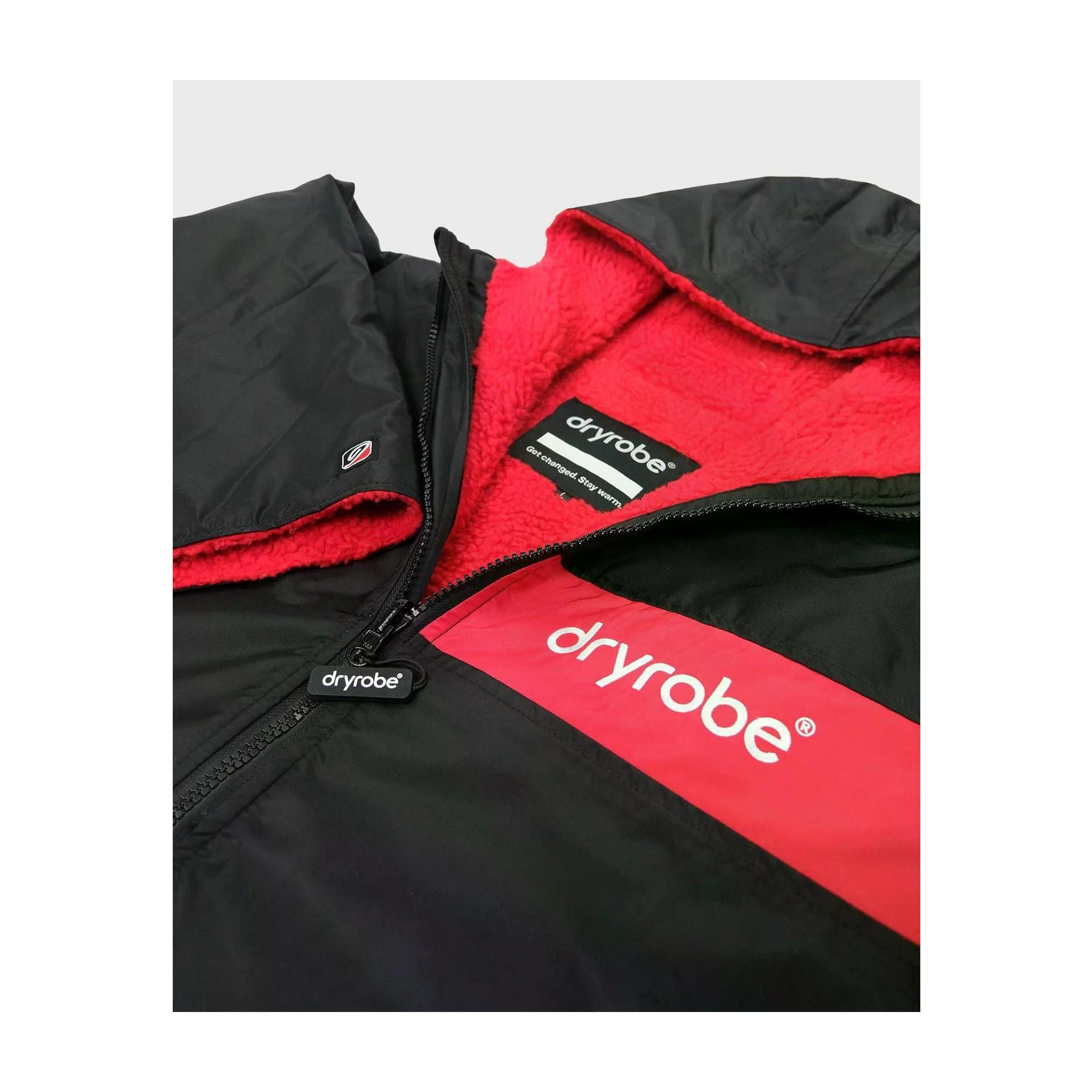 DRYROBE Advance Short Sleeve Schwarz Rot L