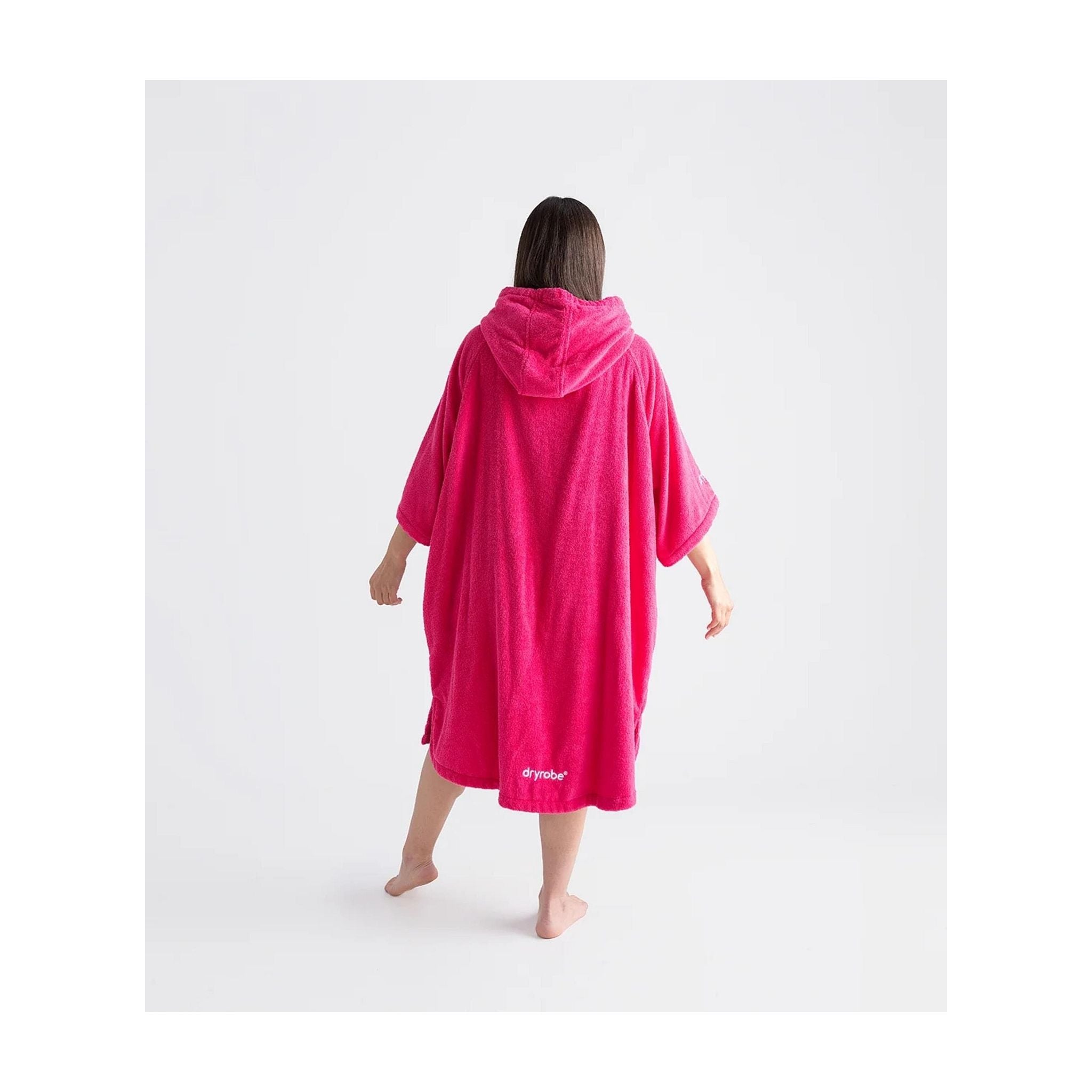 DRYROBE towel coat organic cotton Pink Adult