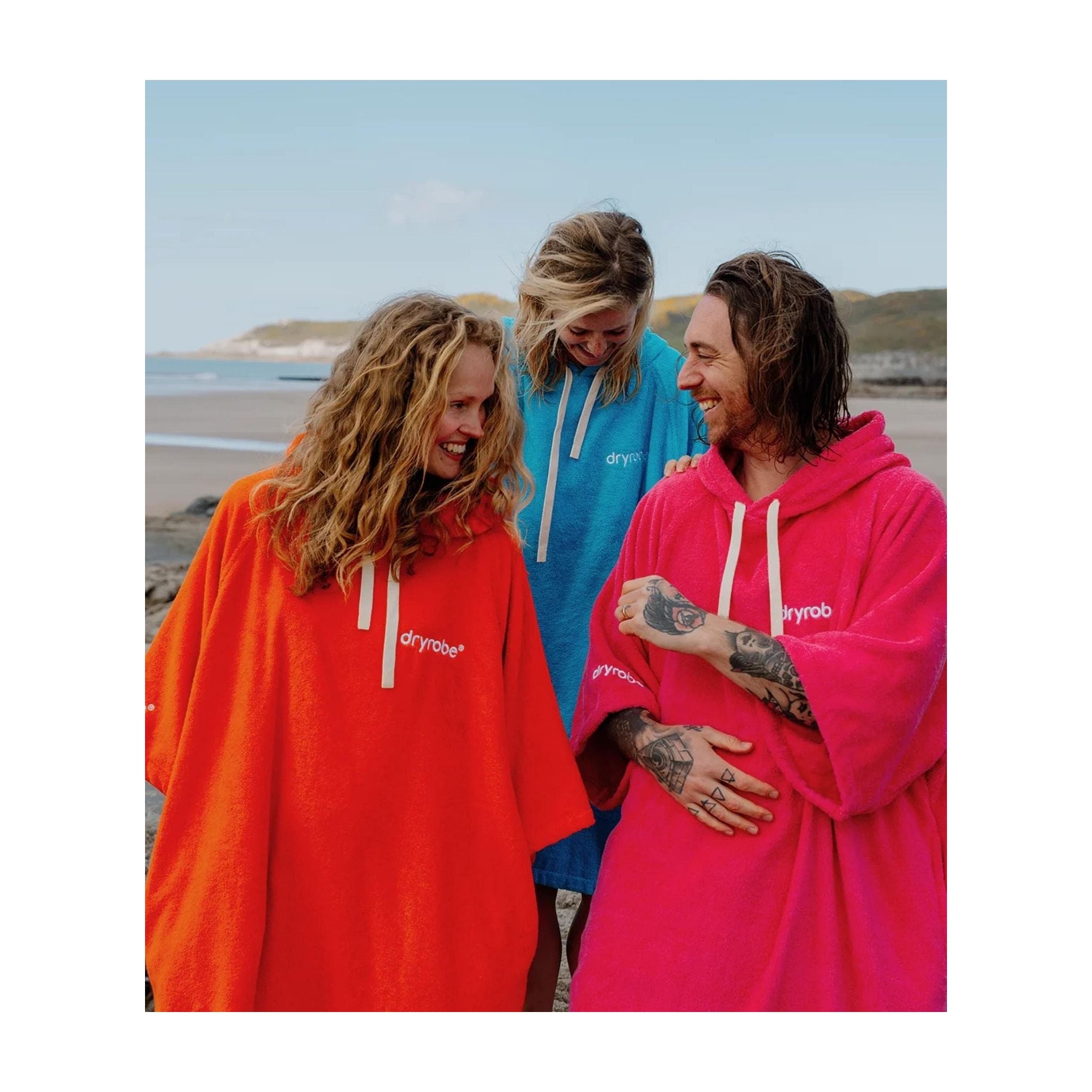 DRYROBE towel coat organic cotton Pink Adult