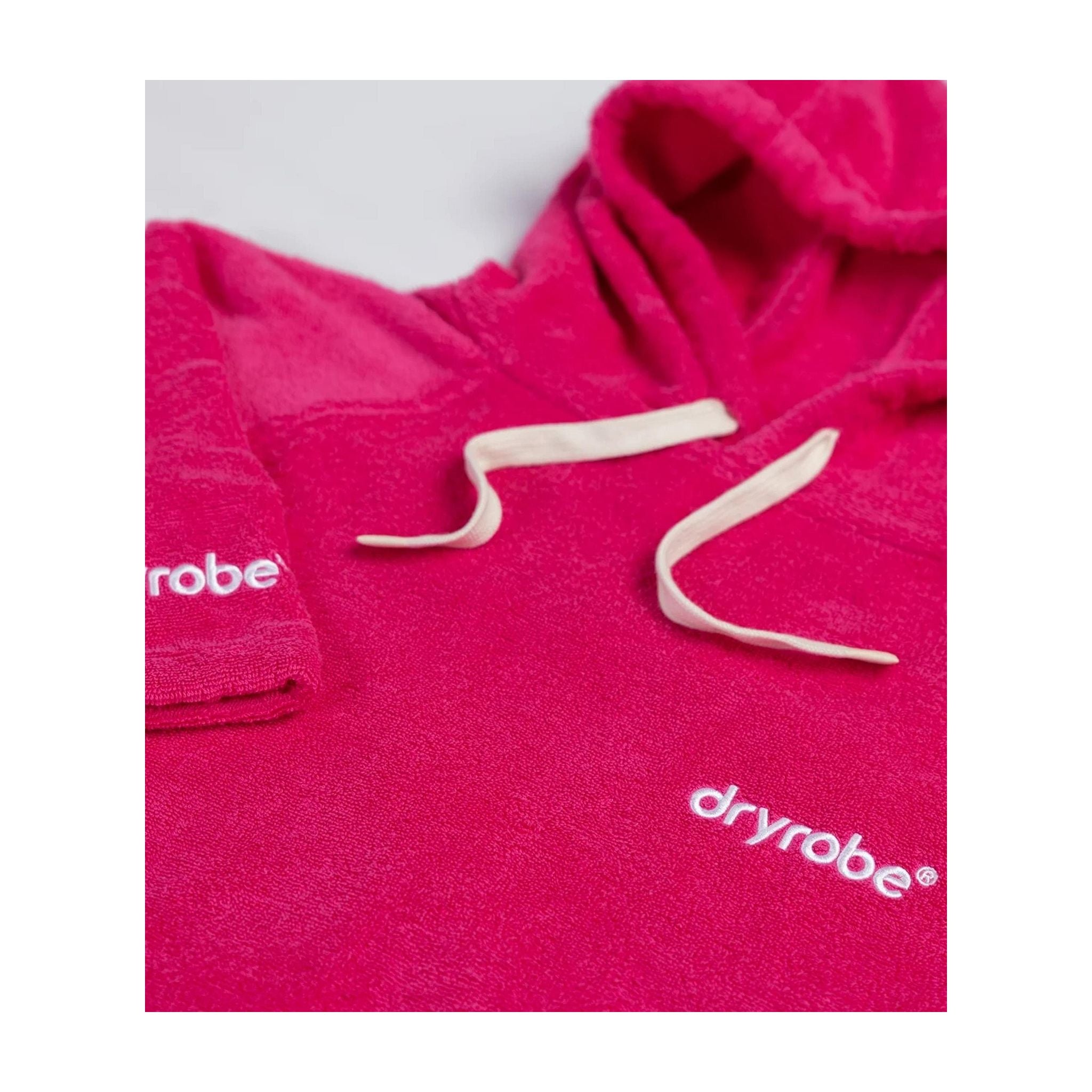 DRYROBE towel coat organic cotton Pink Adult