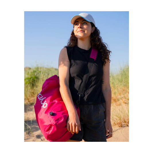 dryrobe packsack drybag 33 pink