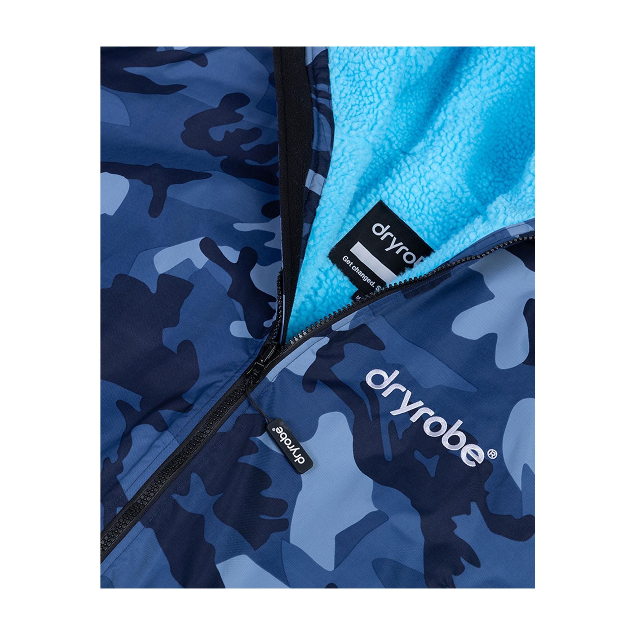 DRYROBE Advance Long Sleeve KIDS Camo Blue 10-13 Camo Blau