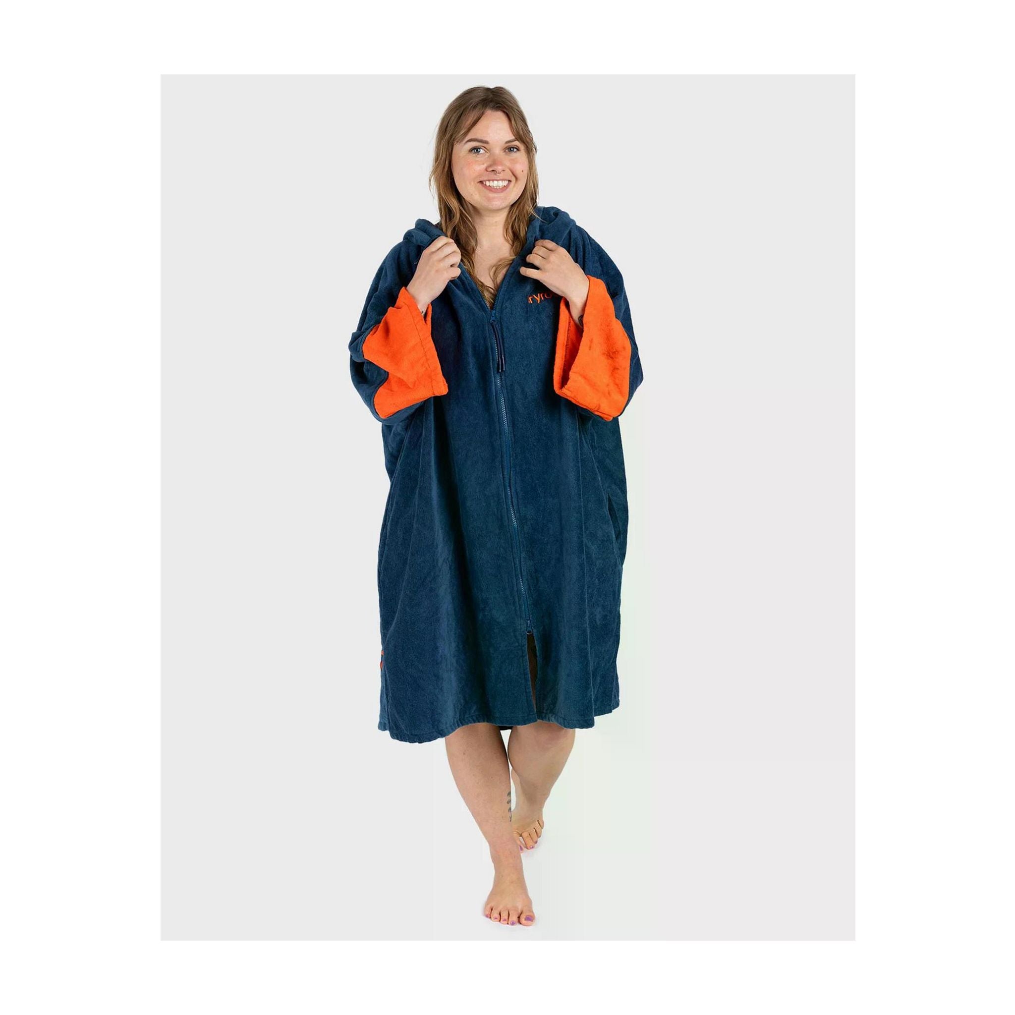 DRYROBE Fullzip Handtuchmantel Baumwolle