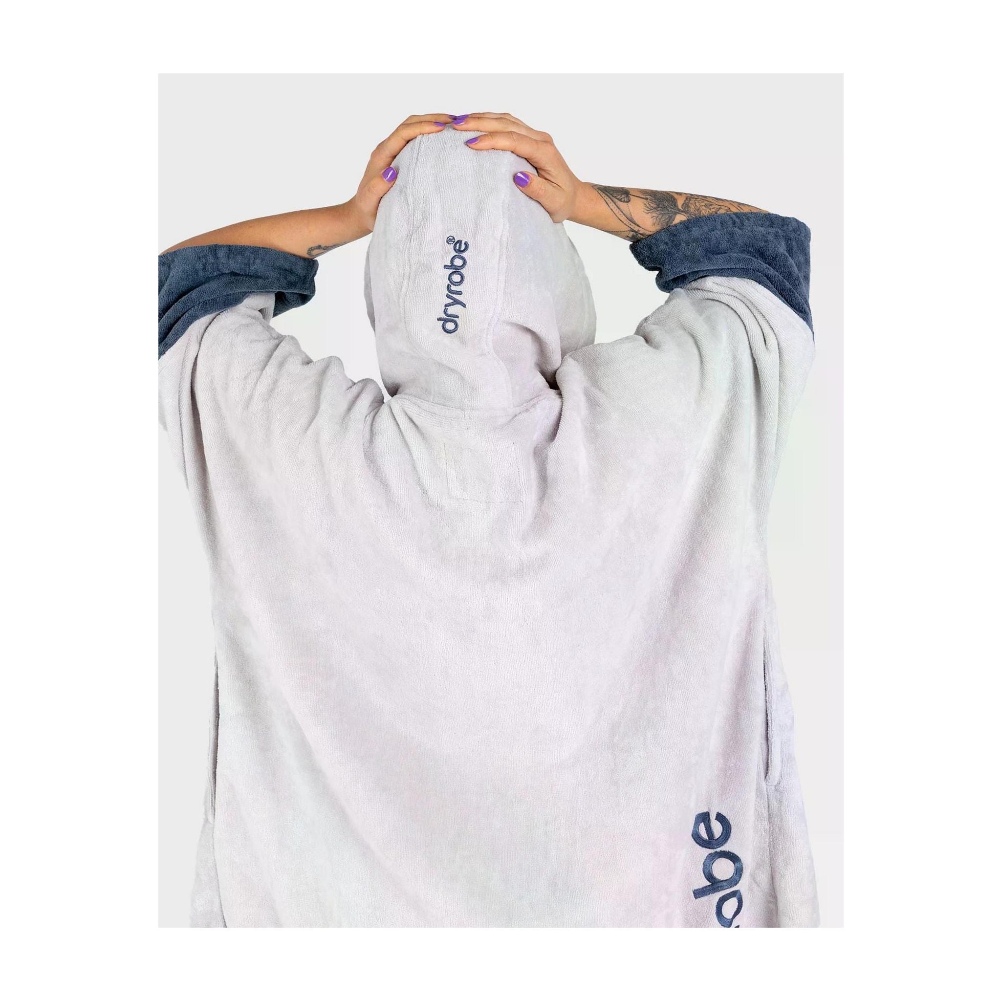 DRYROBE Fullzip Handtuchmantel Baumwolle