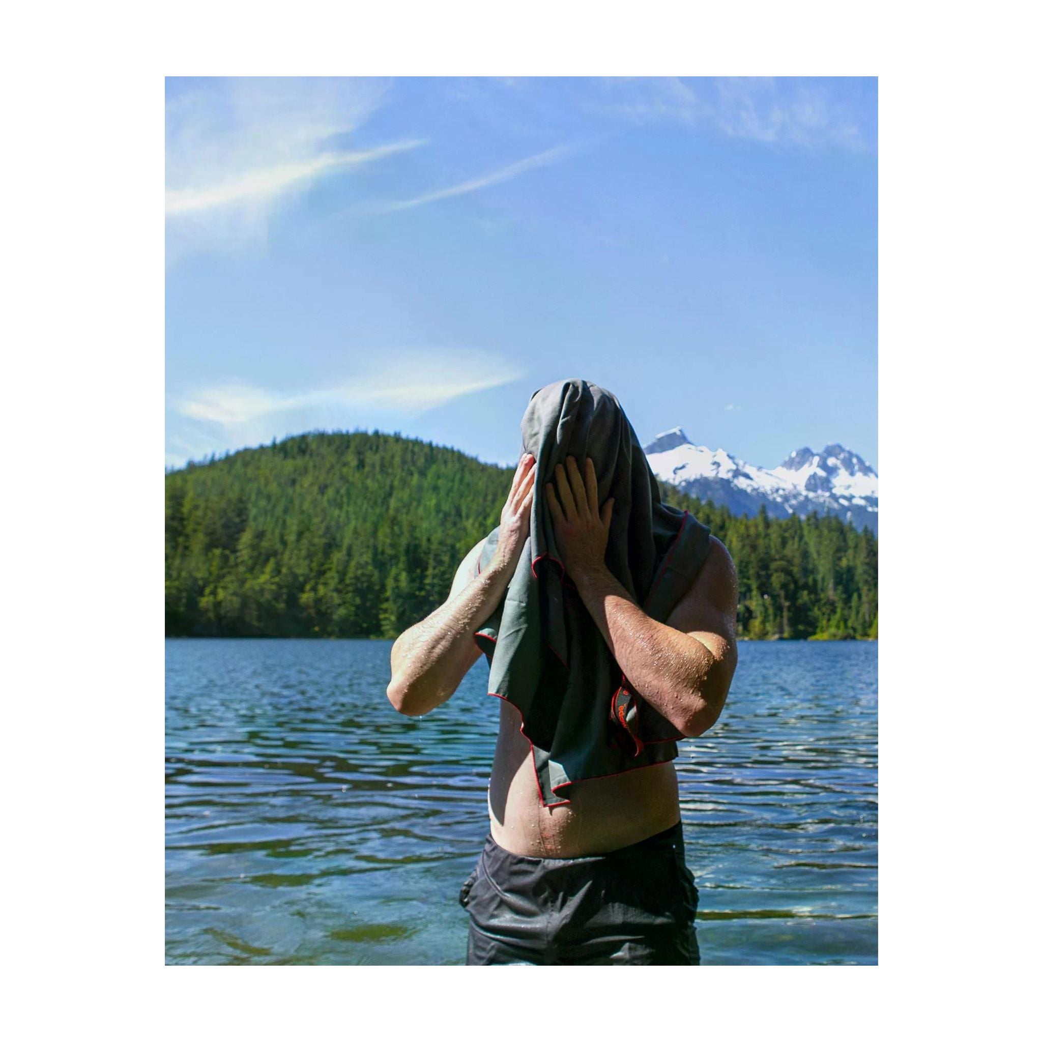 DRYROBE Microfiber Towel Black 80x130cm