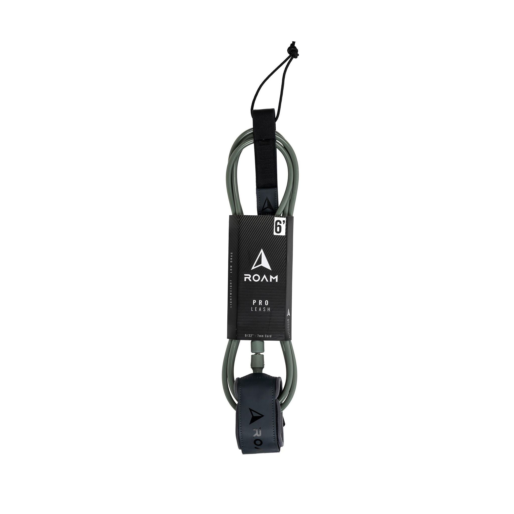 ROAM Surfboard Leash PRO Grau