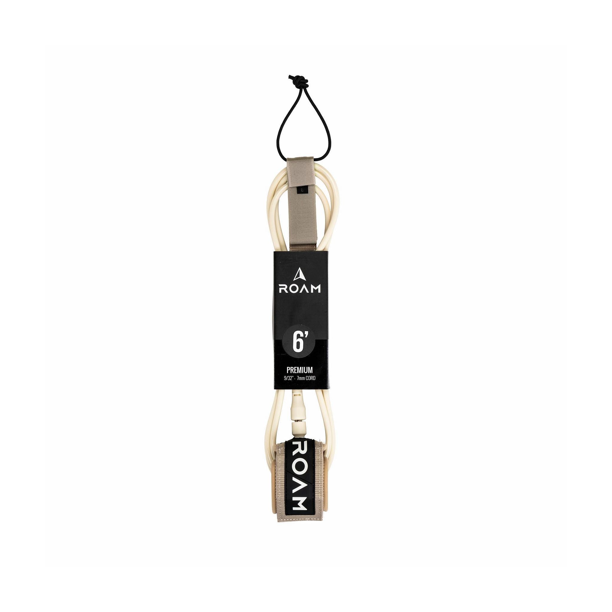 ROAM Surfboard Leash Premium Sand
