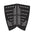 ROAM Footpad Deck Lite Traction Pad. 2-piece set Black