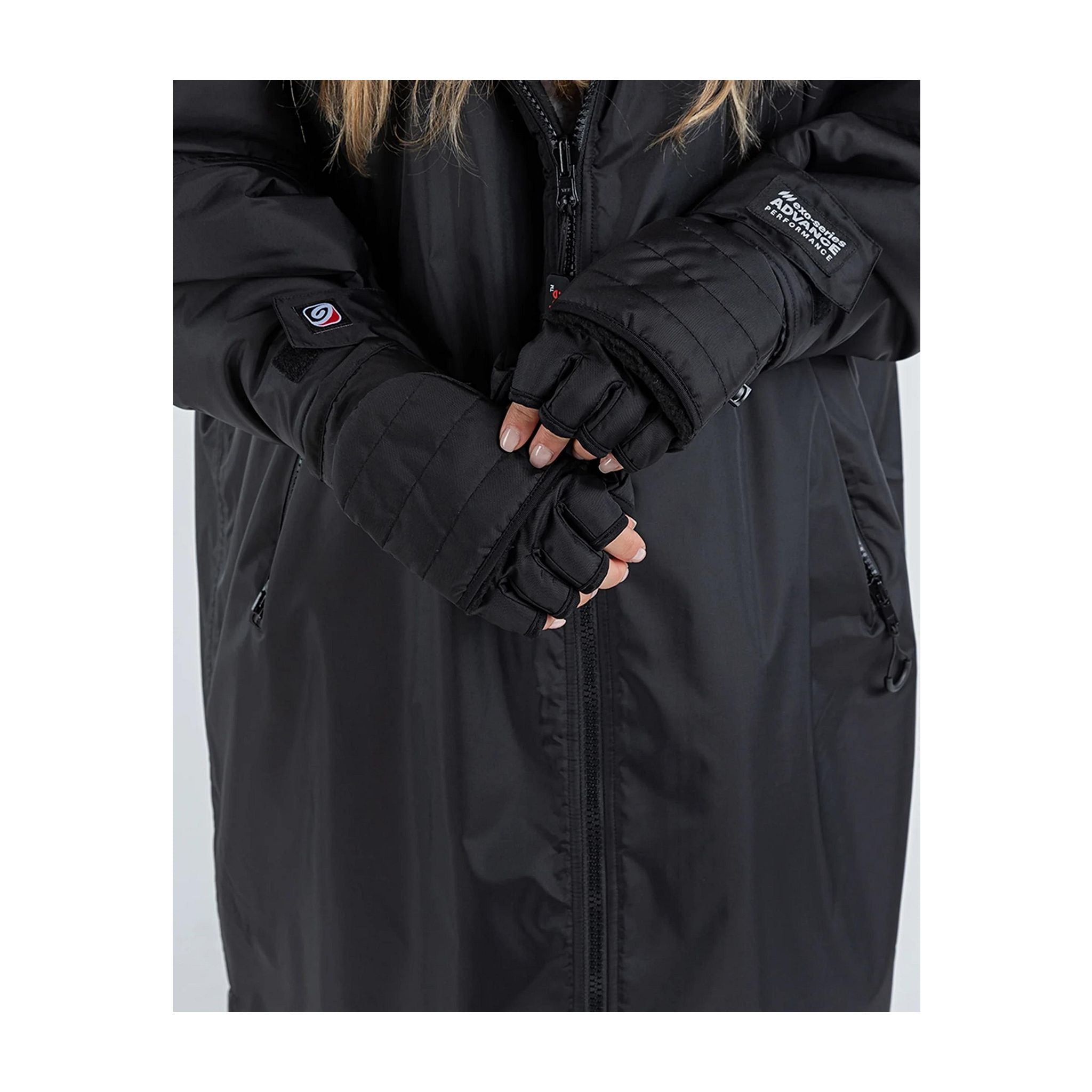 DRYROBE Thermal Gloves. Black. XL Schwarz Adult