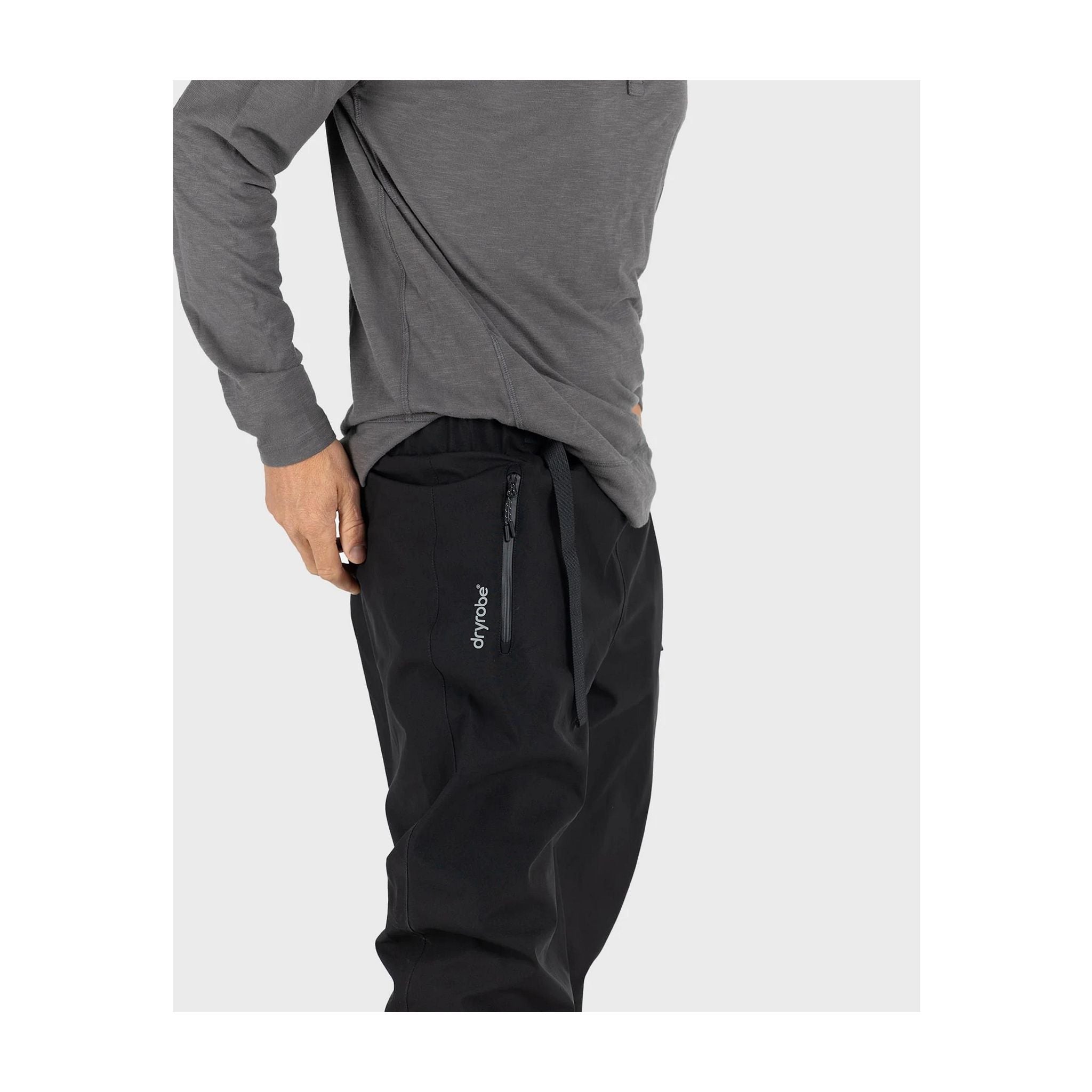 DRYROBE Thermal Pants. Black. XL Schwarz Adult