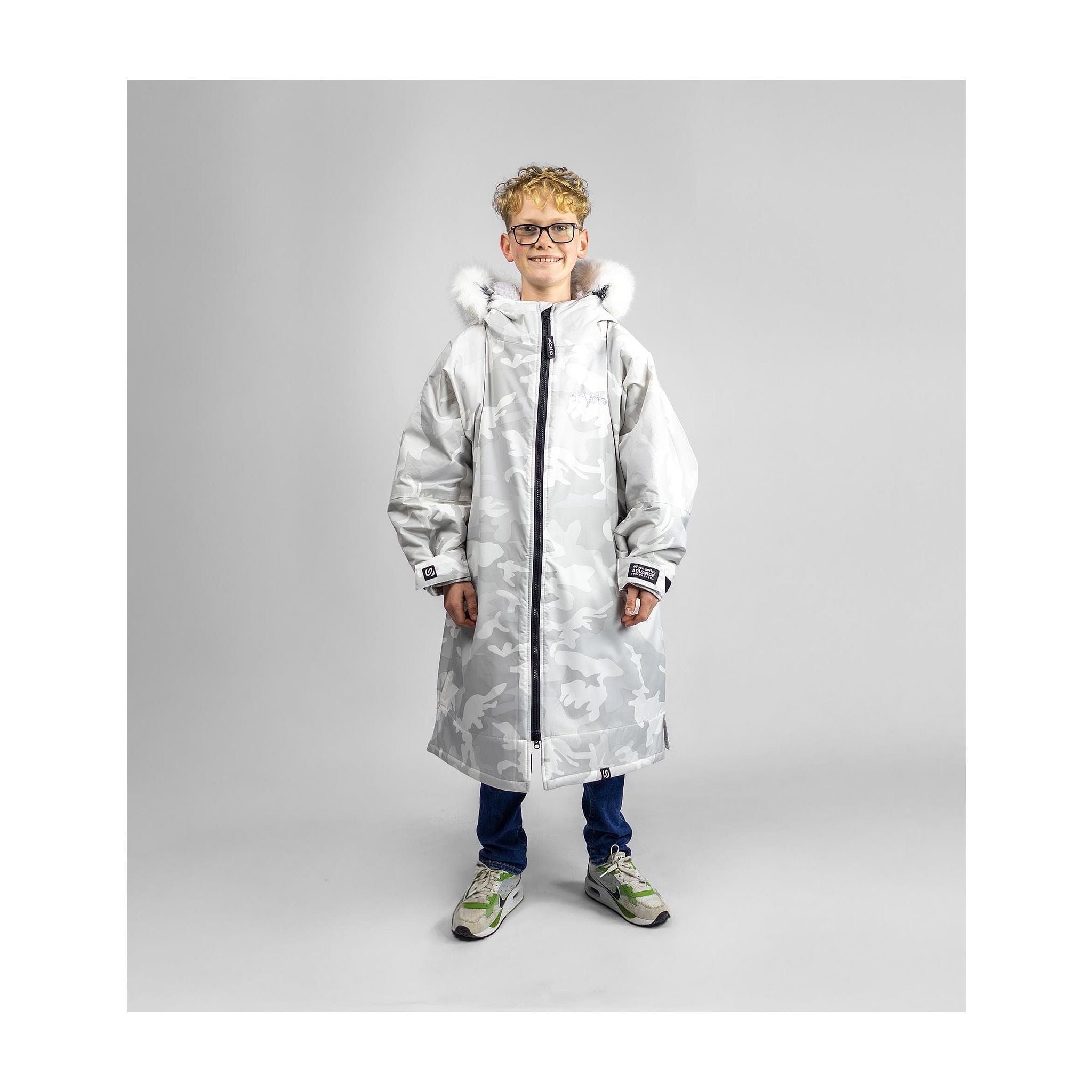 DRYROBE Advance Long Sleeve KIDS Alpine White 10-13