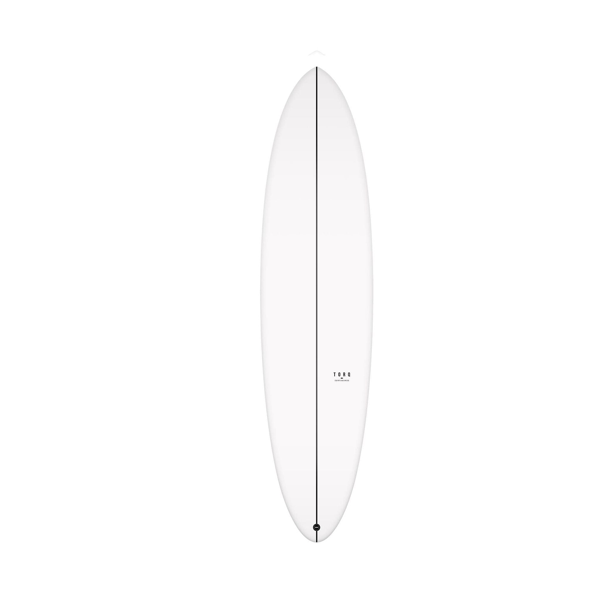 TORQ TEC Delpero Twin 7.0 x 21 3/8 White Performance Cruiser Surfboard