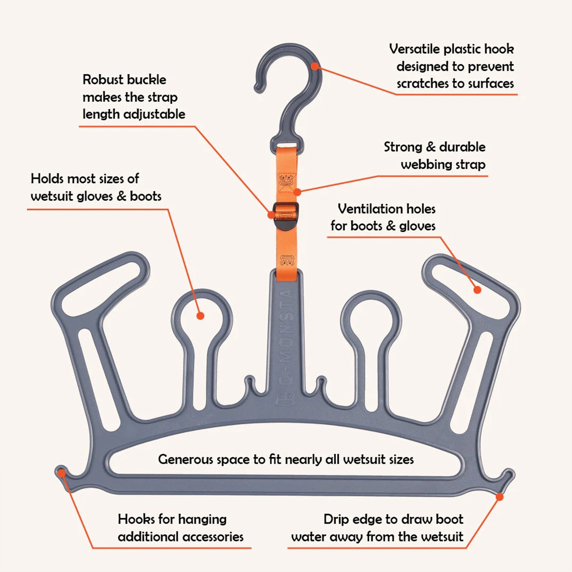 Wetsuit Dryer Wetsuit hanger C-monsta v2