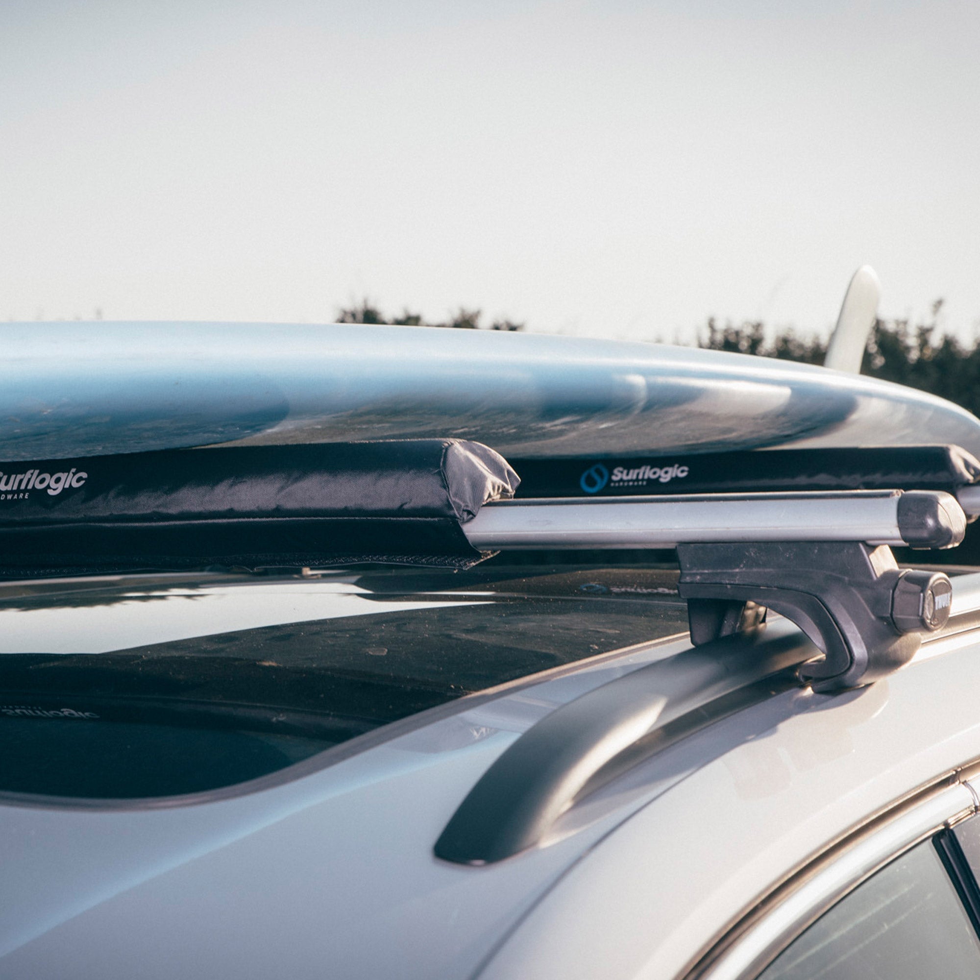 windsurfing surfing surflogic roof rack pads aero dachträger schutz cover