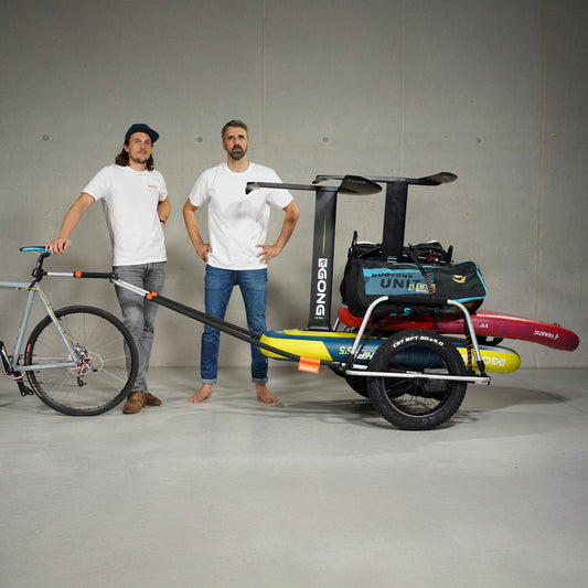 Reacha windsurfing wingfoil fahrradanhänger anhänger bike gear transportation bicycle trailer