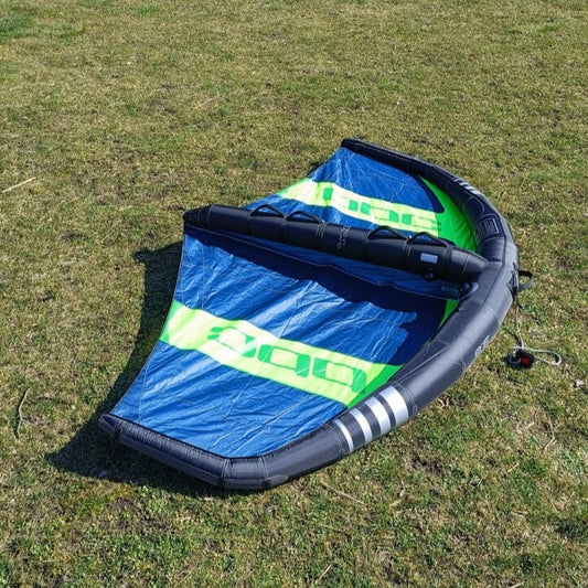 windsurf wingfoil ppc wing 3.8 m2 gruen gebraucht