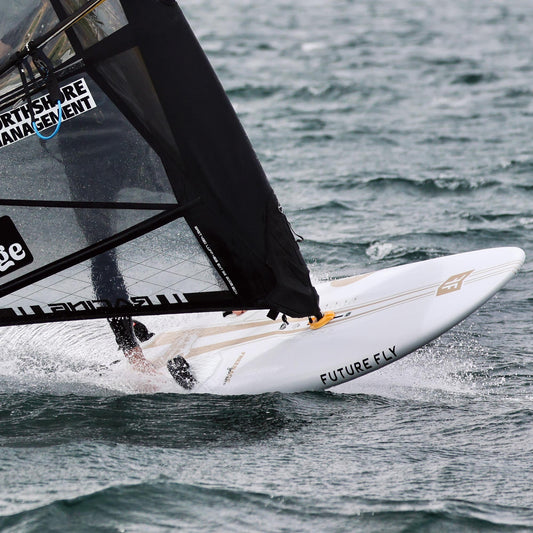 Future Fly White Tiger freerace windsurfing board