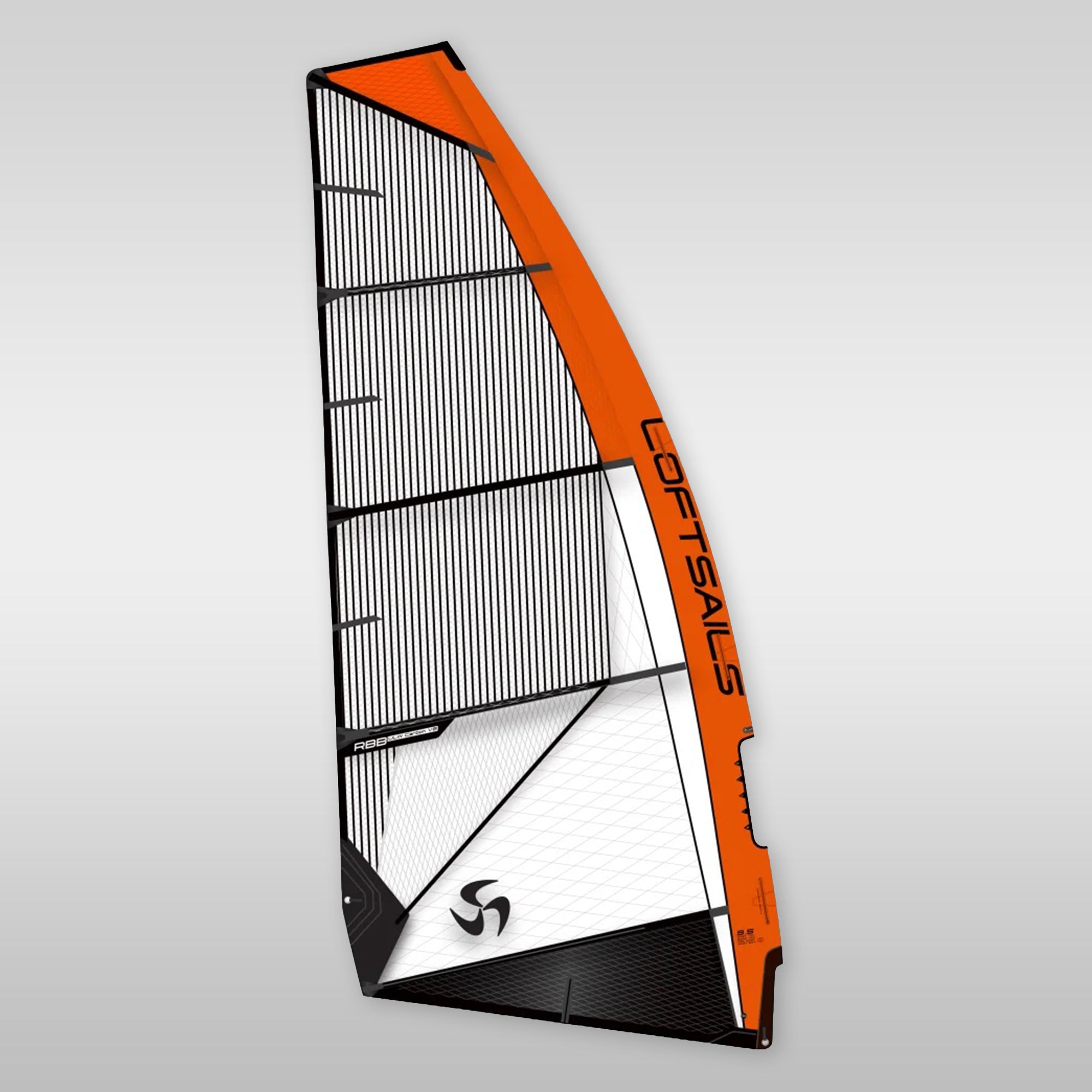 white carbon windsurfing sail Loftsails Raceboardblade Carbon V8 raceboard