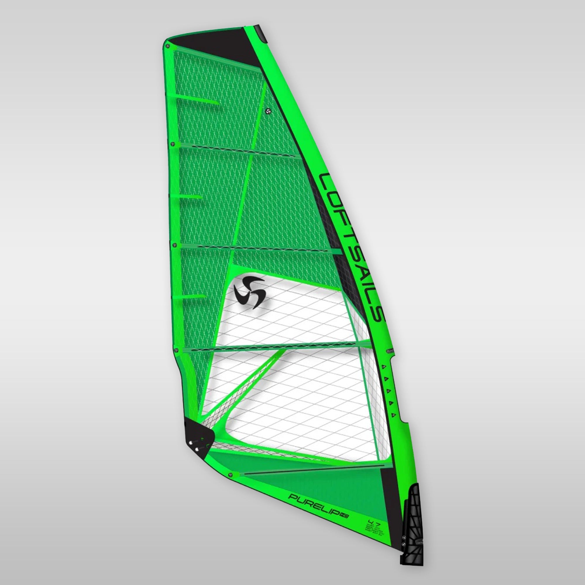 green windsurf sail Loftsails Purelip HD LTD 2027