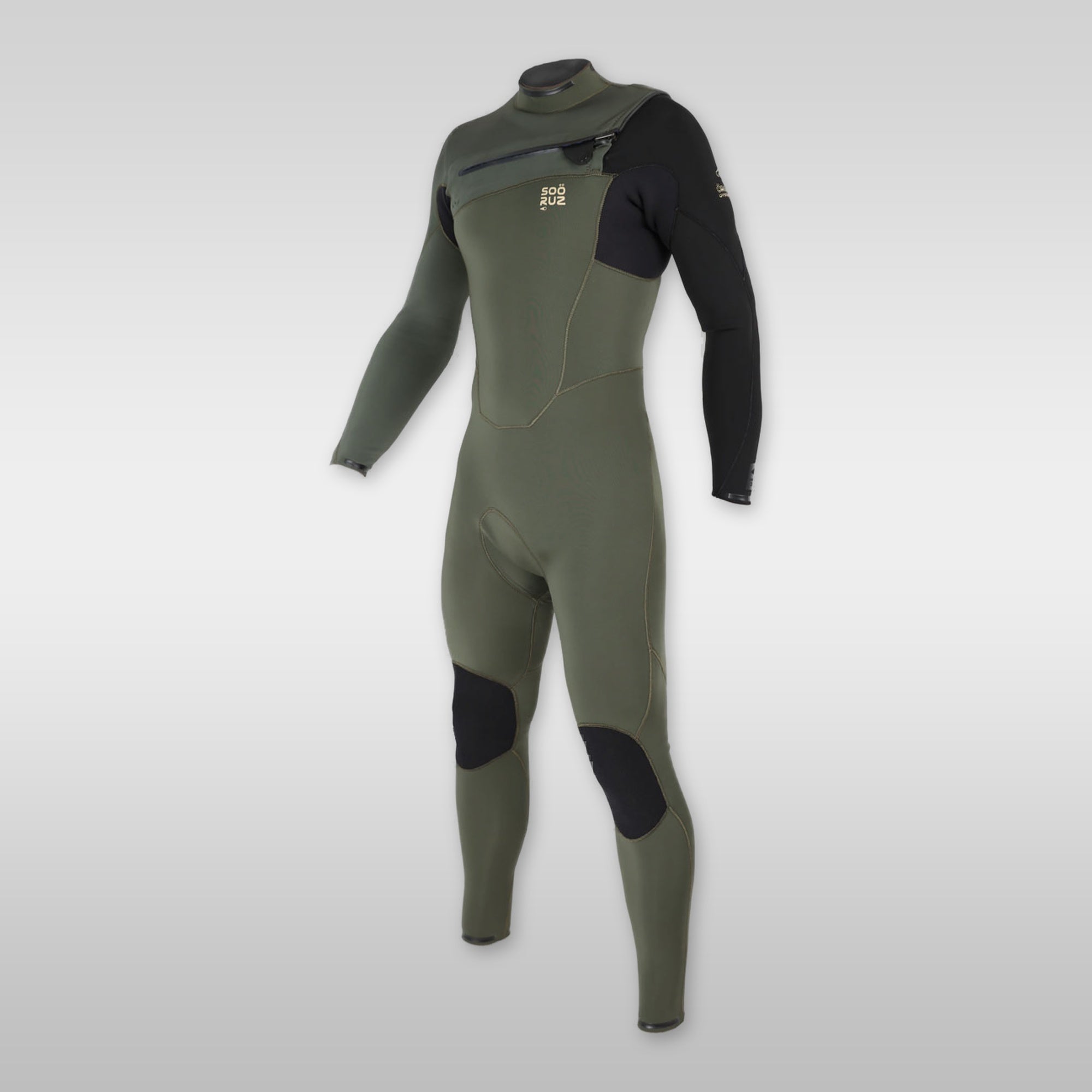 Soöruz Fighter Army 4/3mm Chest-Zip Wetsuit for Men