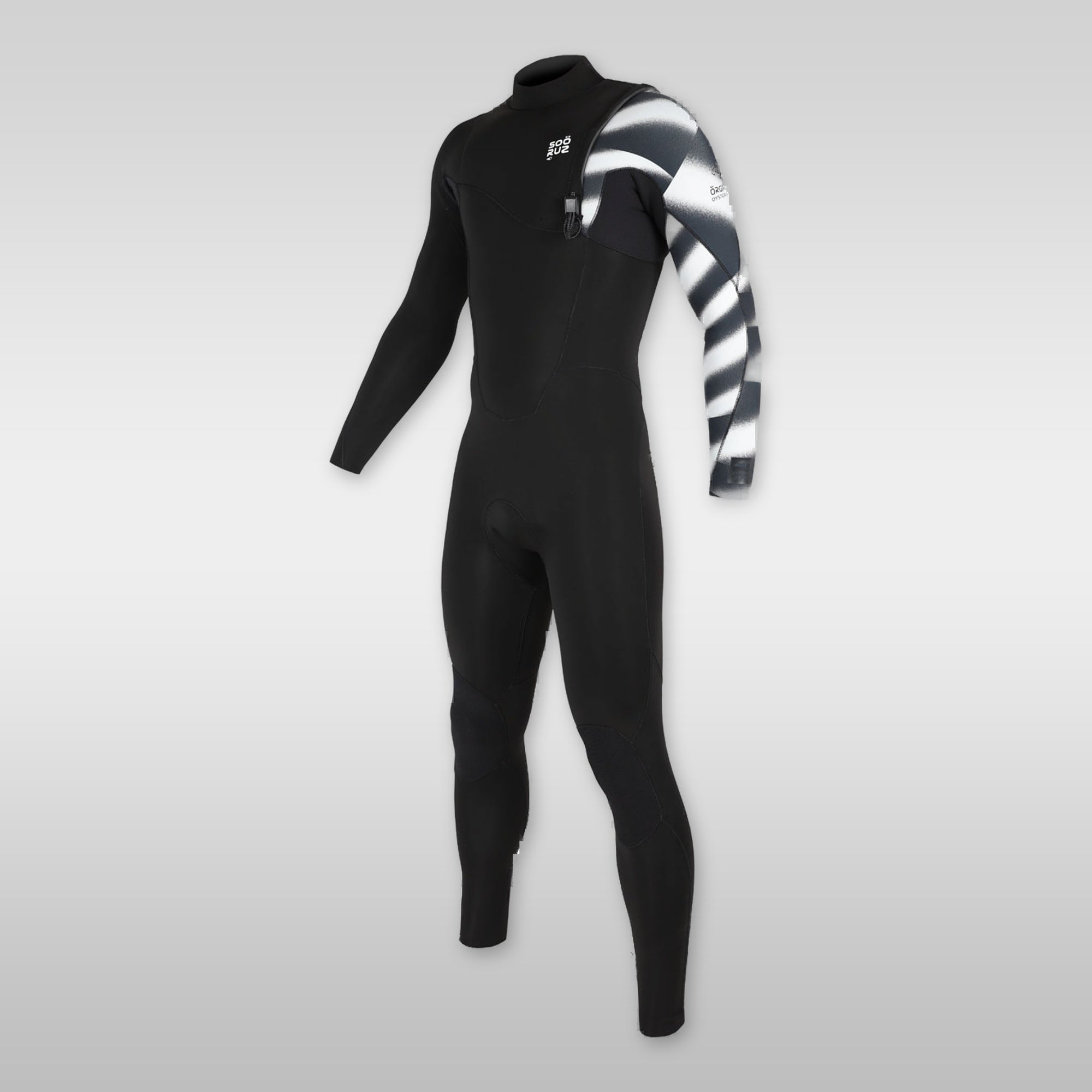 Soöruz Fighter Black 4/3mm Zipless Wetsuit for Men
