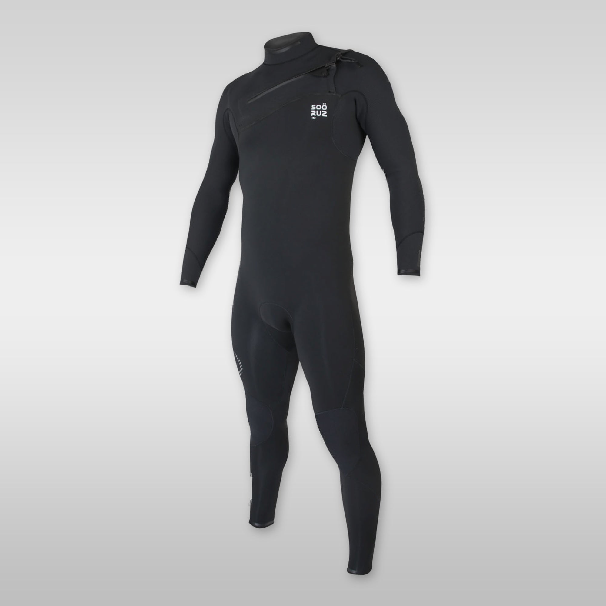 soöruz guru pro black 4/3mm chestzip neoprenanzug herren