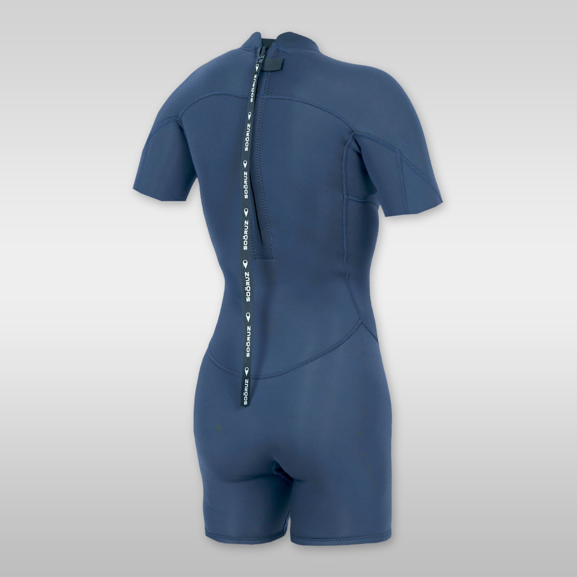 soöruz fly navy 2/2mm backzip neopren-shorty damen