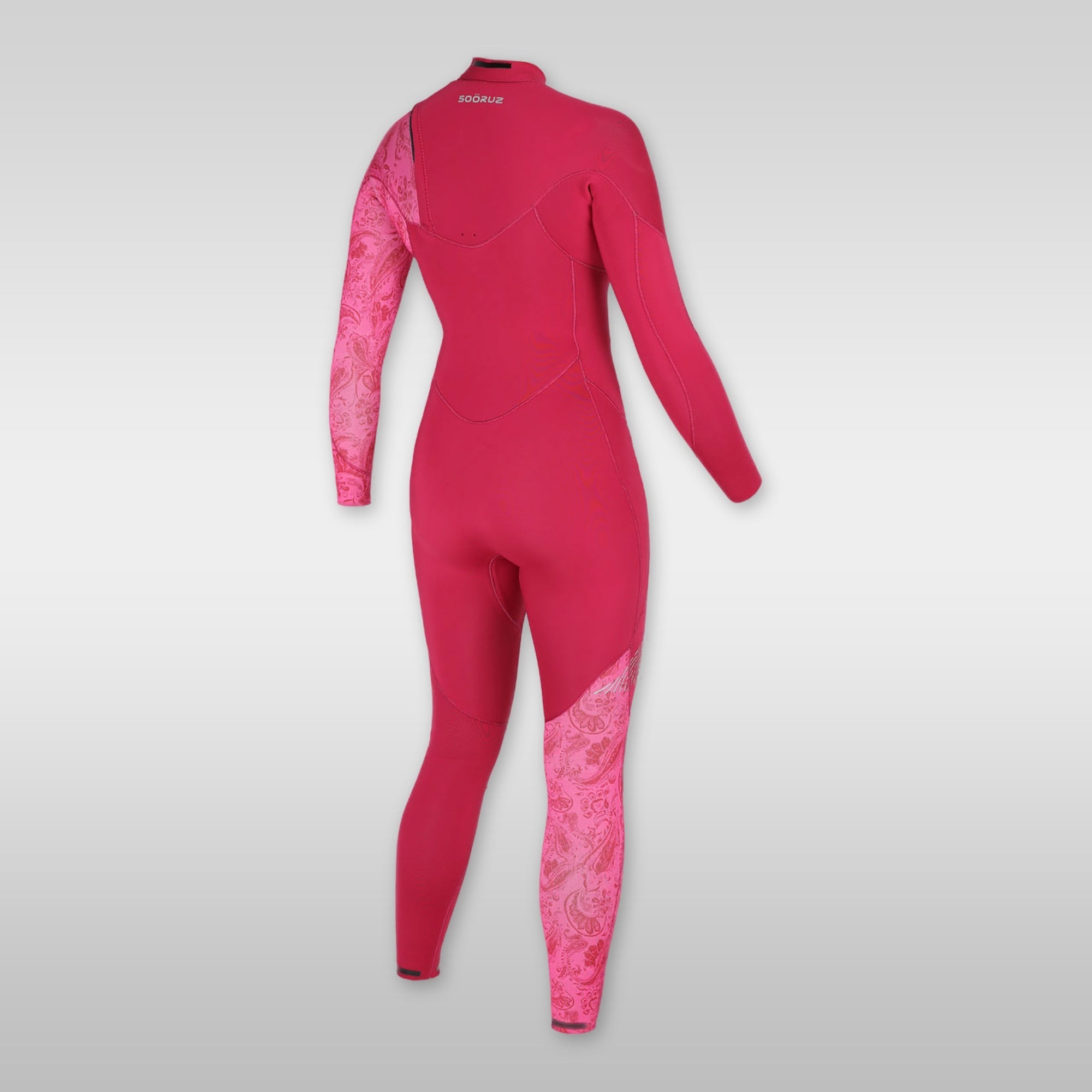 soöruz Divine Pink 3/2 mm Chest-Zip Wetsuit for Women