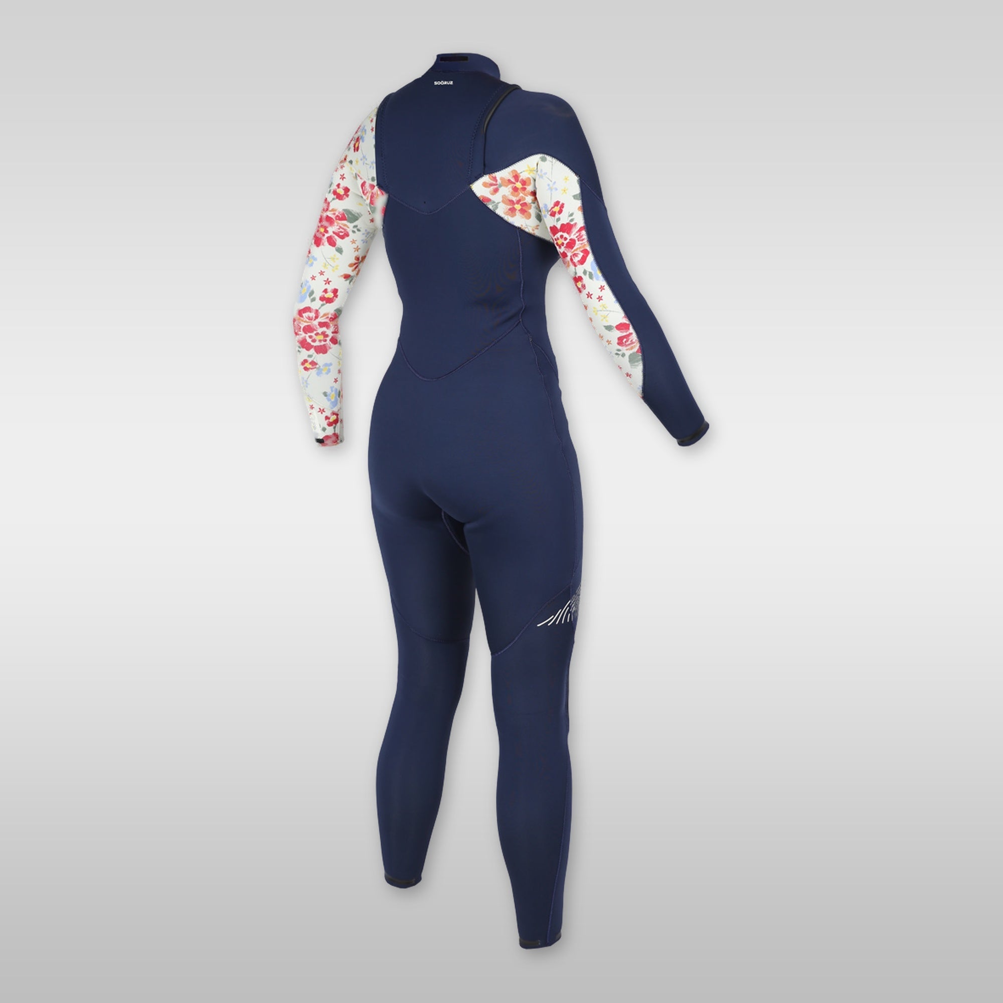 soöruz divine navy 3/2mm chest-zip wetsuit for women