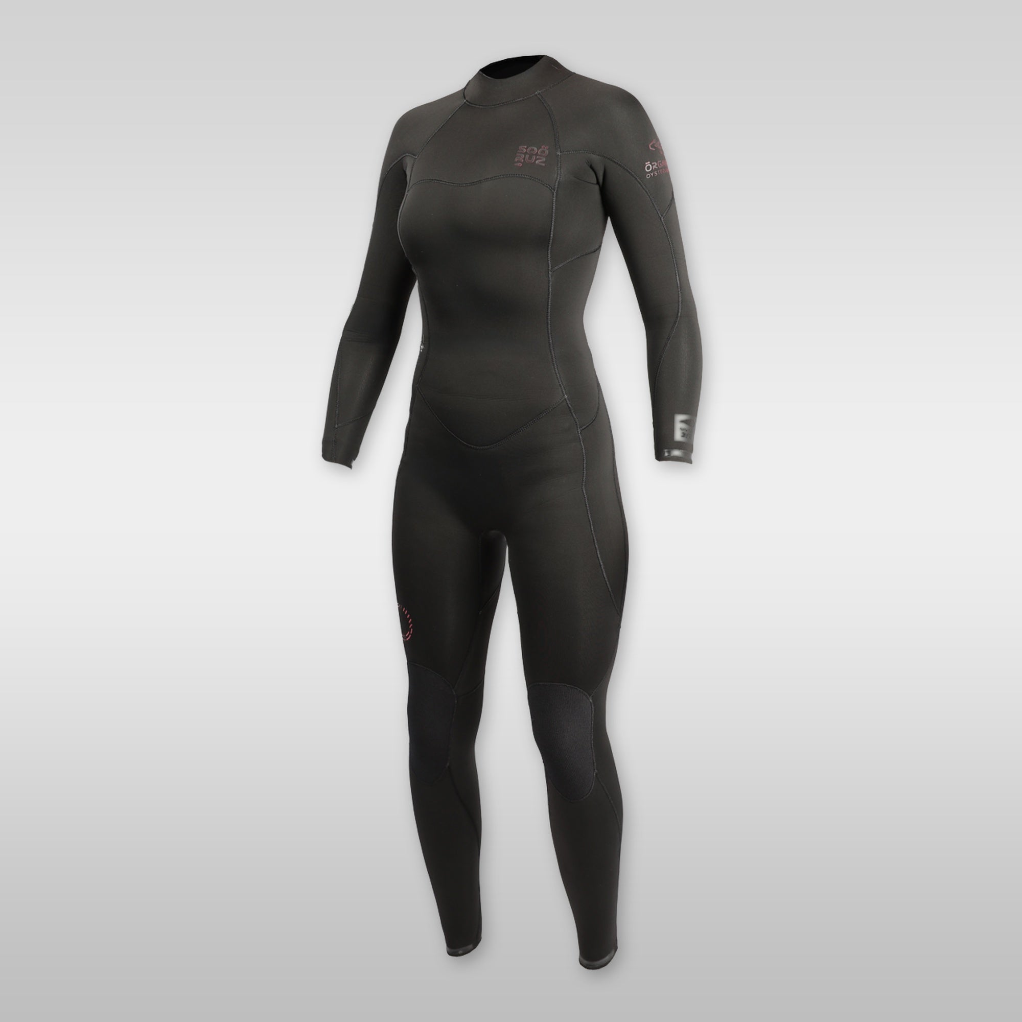 soöruz divine black 4/3mm backzip neoprenanzug damen