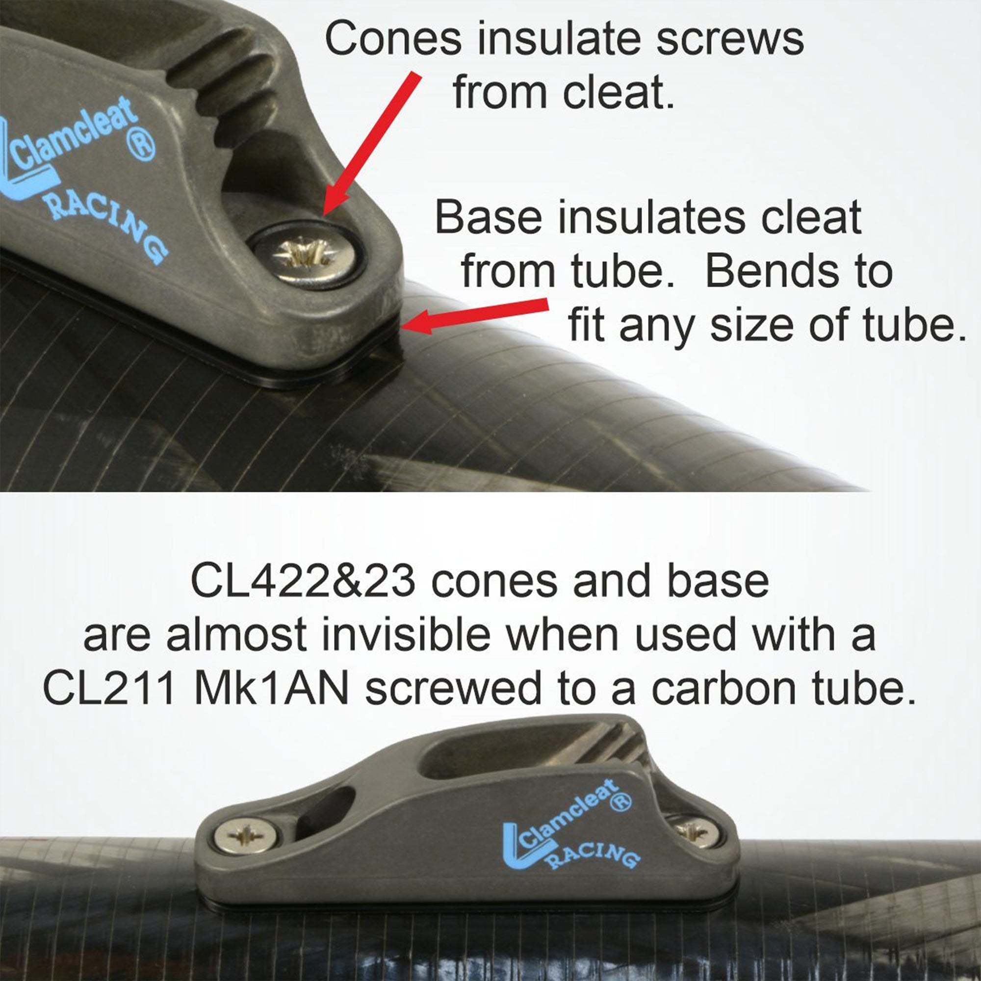 Clamcleat Isolatoren Insulators PT420 PT421 PT422 PT423 PT424 PT425