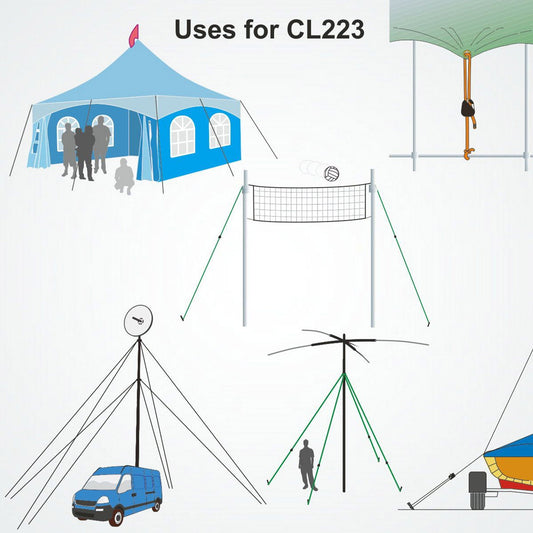 clamcleat boating CL223 clamp