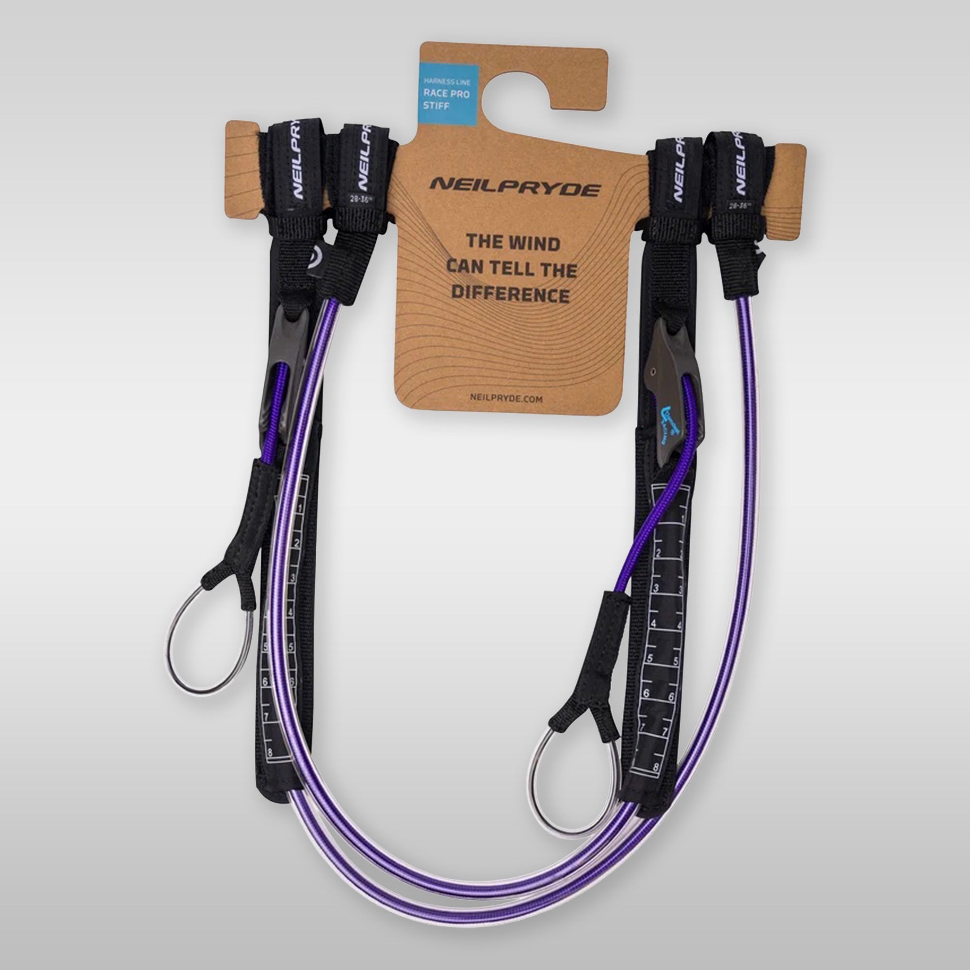 NeilPryde Foil Race Pro Stiff Trapeztampen Lila harness lines