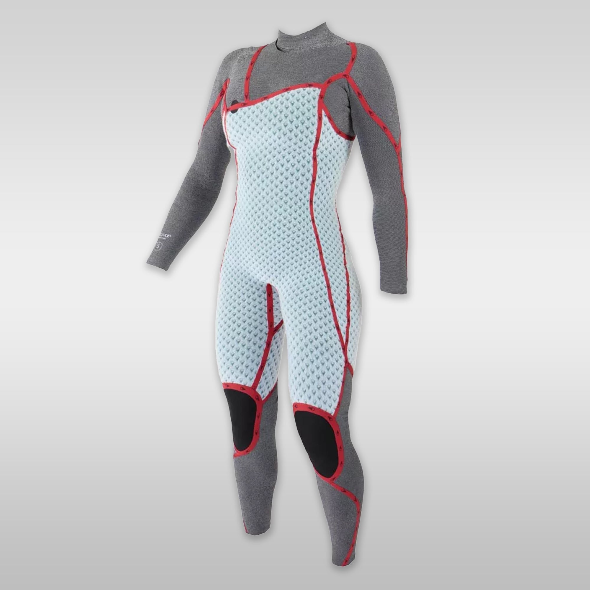 Surfshop windsurfshop Soöruz Neopren Neoprenanzug Wetsuit Women Fullsuit GURU-PRO Front-Zip Organic Oysterprene Blue