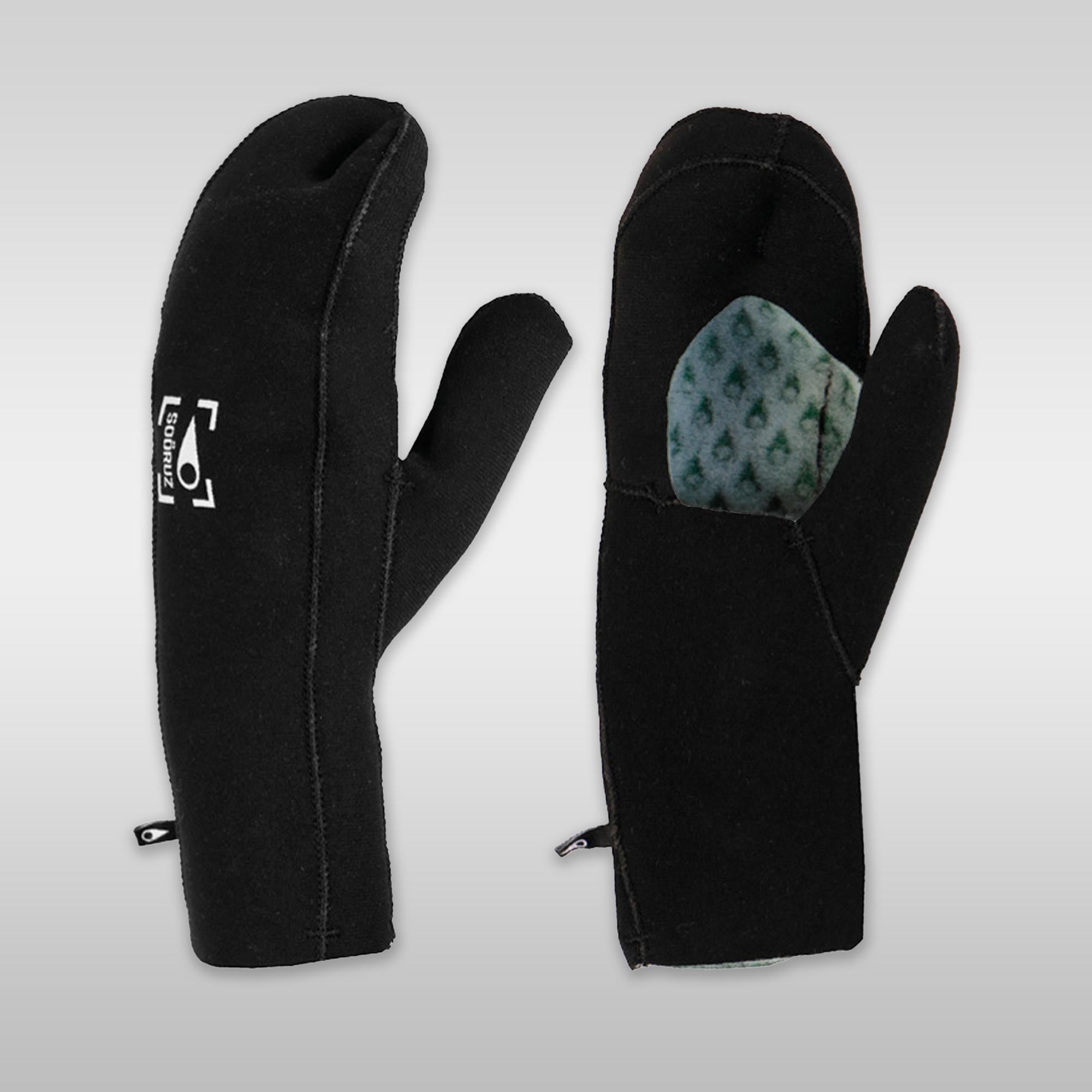 Soöruz Gloves open MITENS 2mm 2 mm Soöruz S Schwarz 